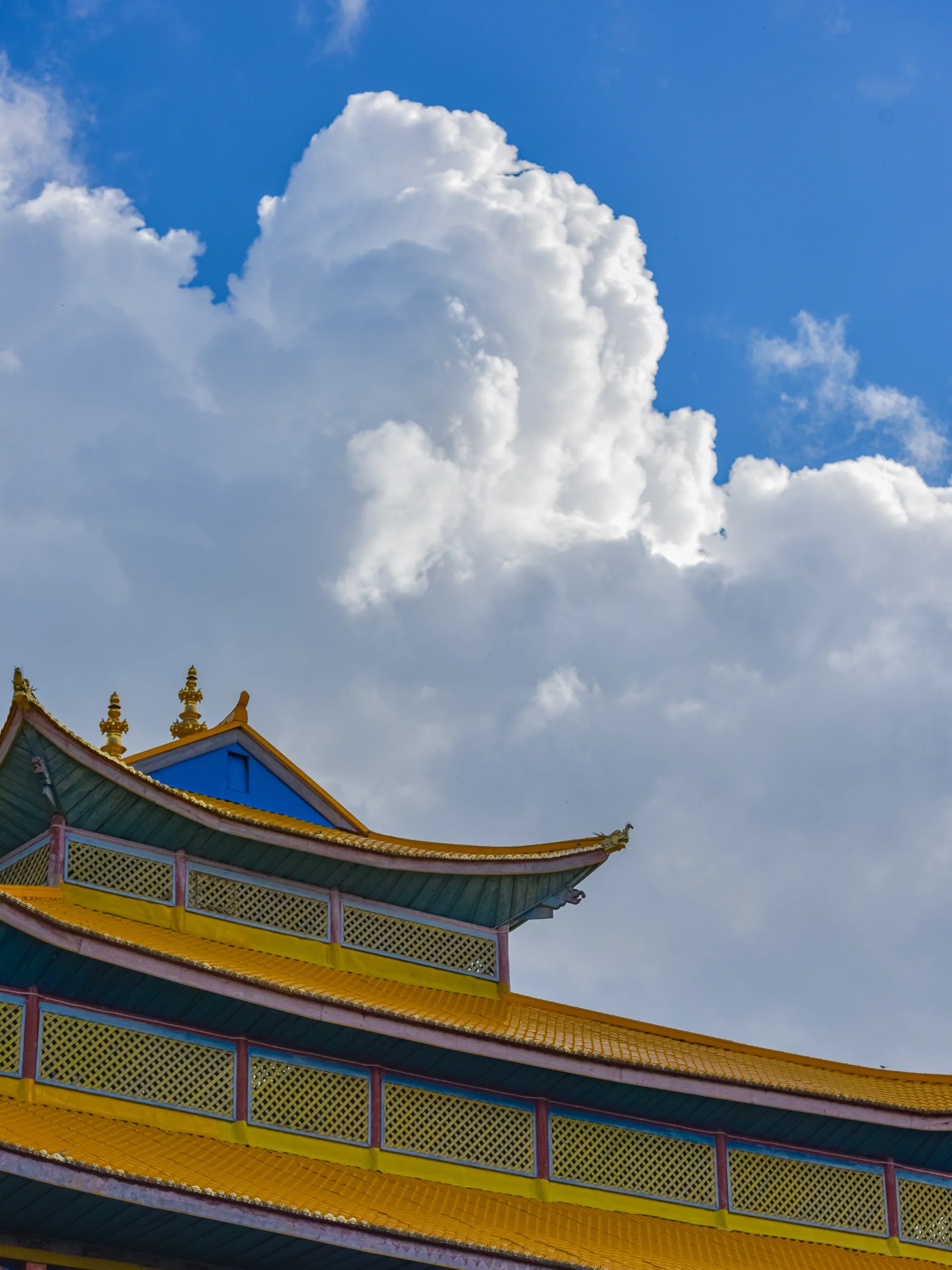 🌱今天分享的是位于川西木里的康坞大寺🏯,该