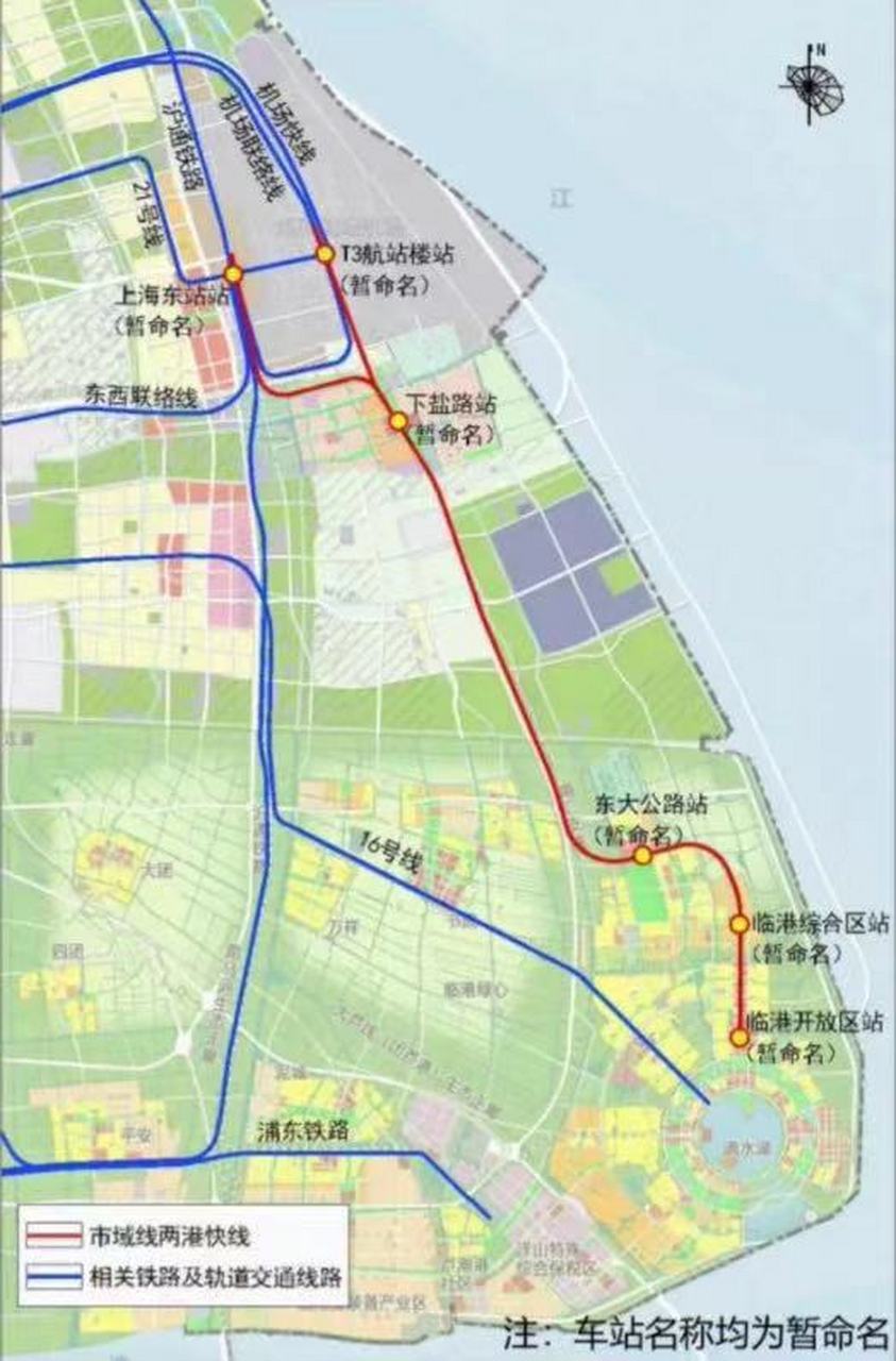 上海南汇支线线路图图片