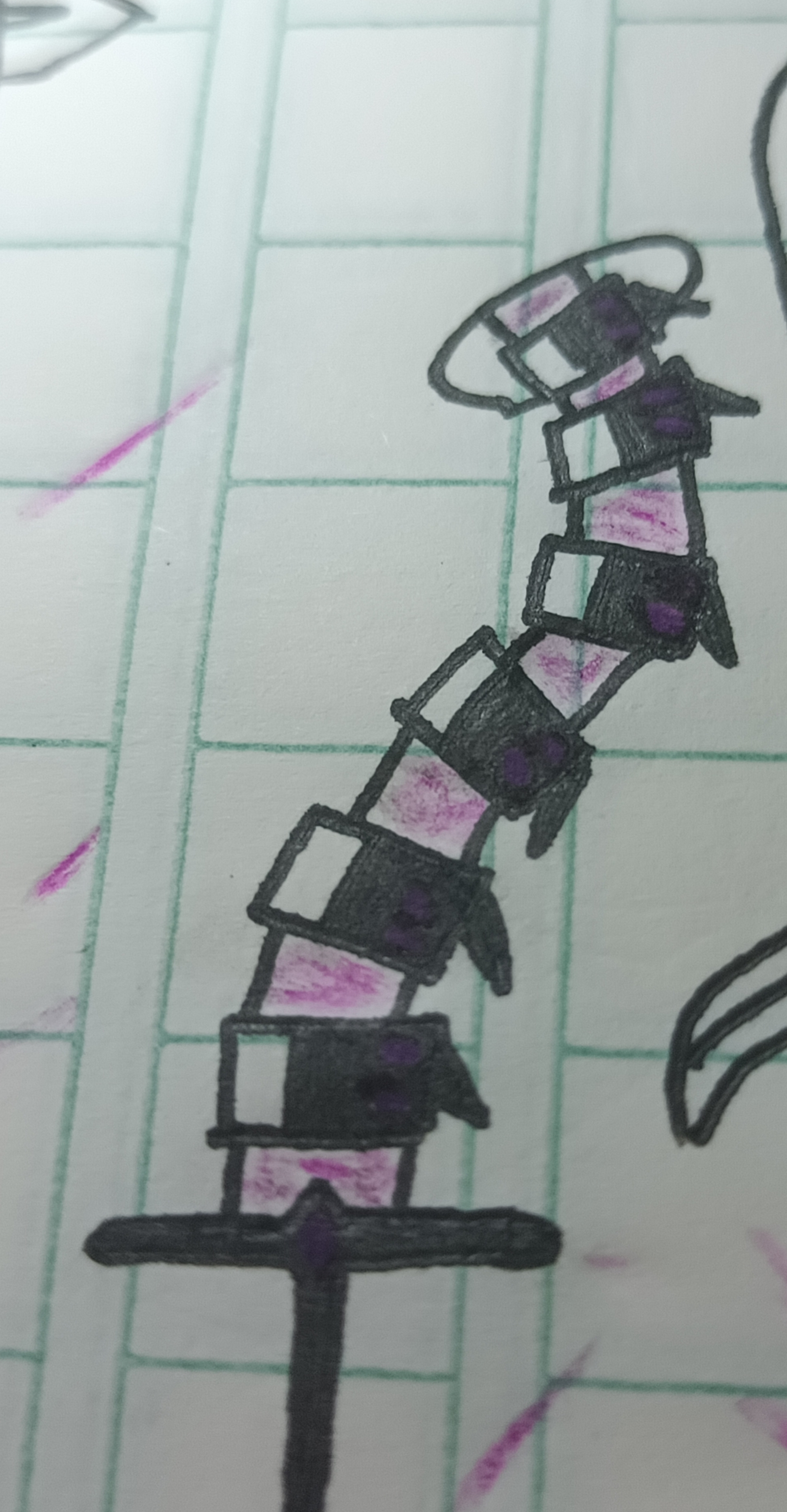 感觉还不错(可惜前桌不给我颜料画传送门,不喜勿喷)