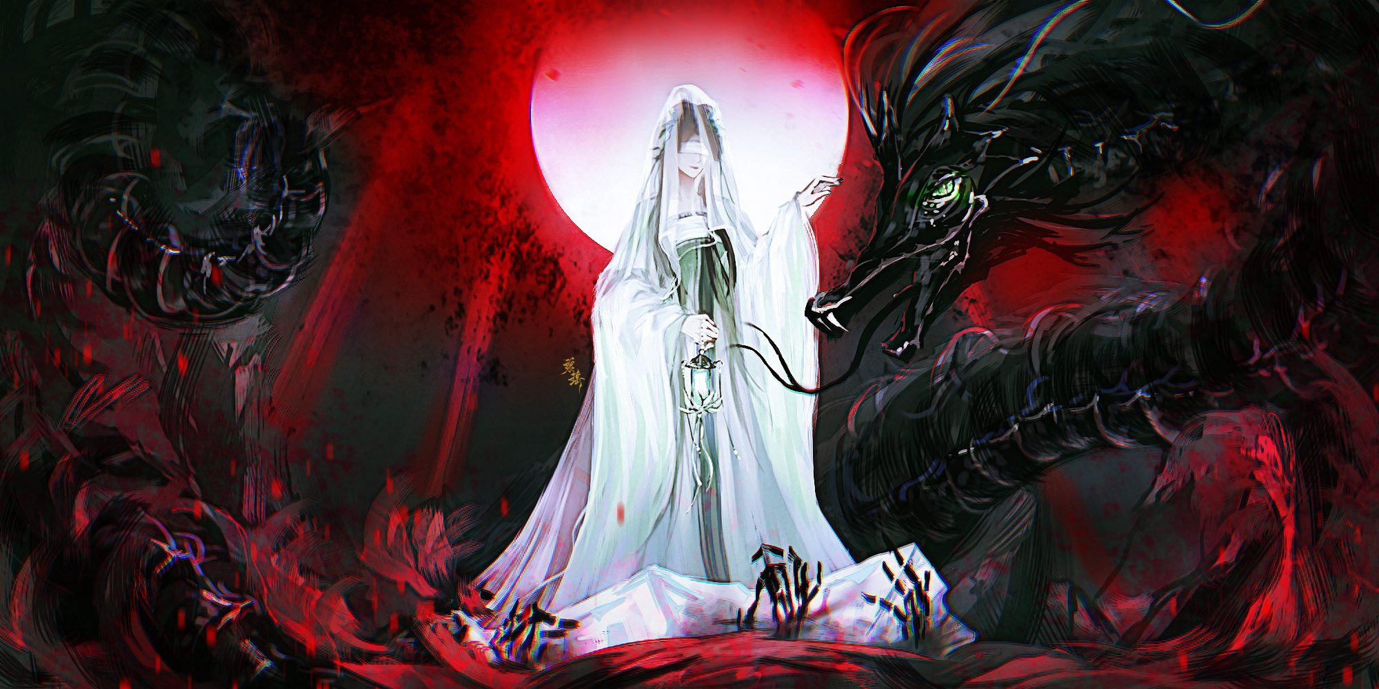 那一席绿衣,是九幽之下独一无二的温柔