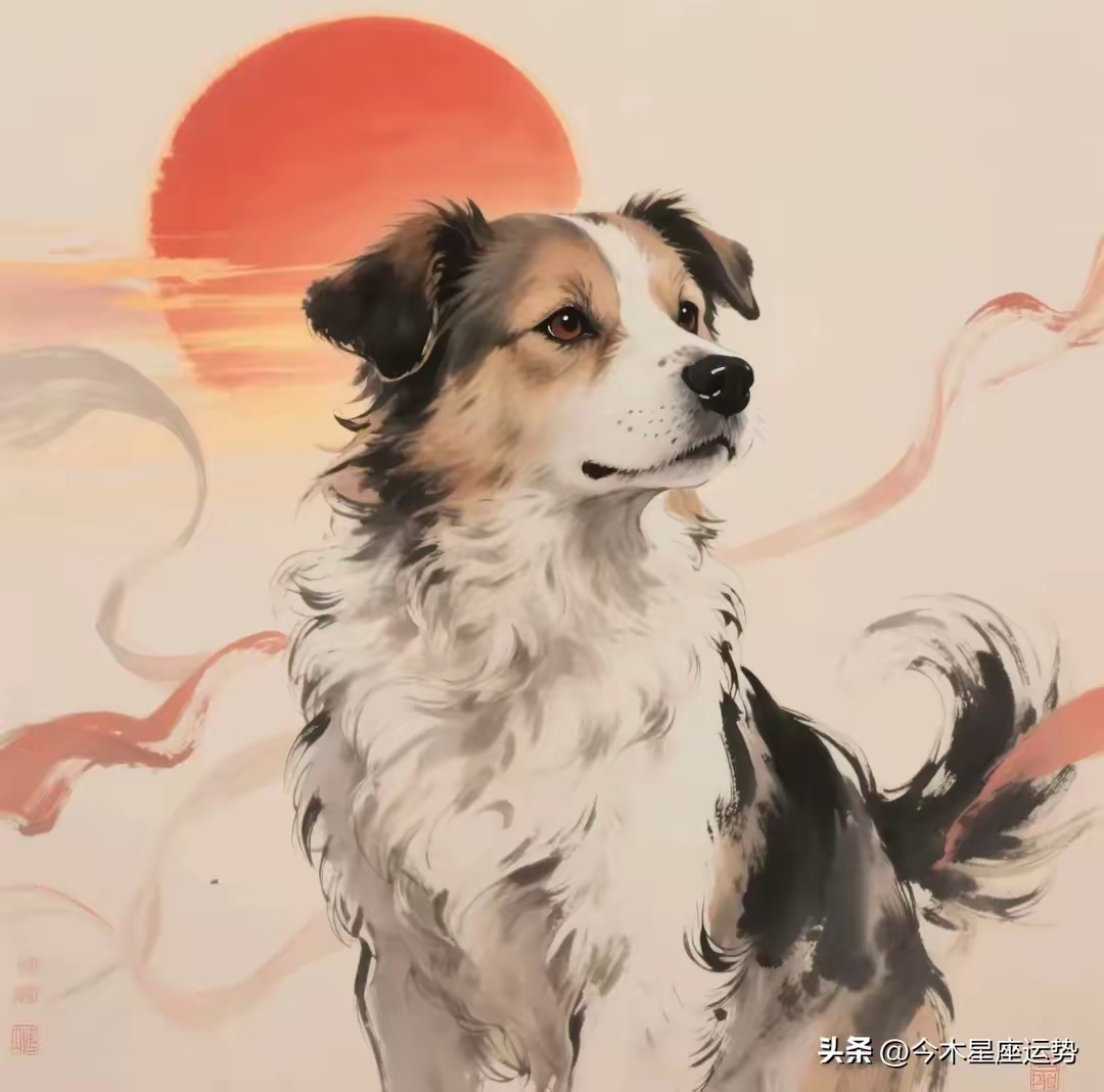 生肖狗今日运势水墨(生肖狗今日运势水墨先生)