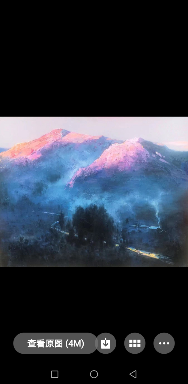 王志成原创油画《圣洁的高原》系列之九