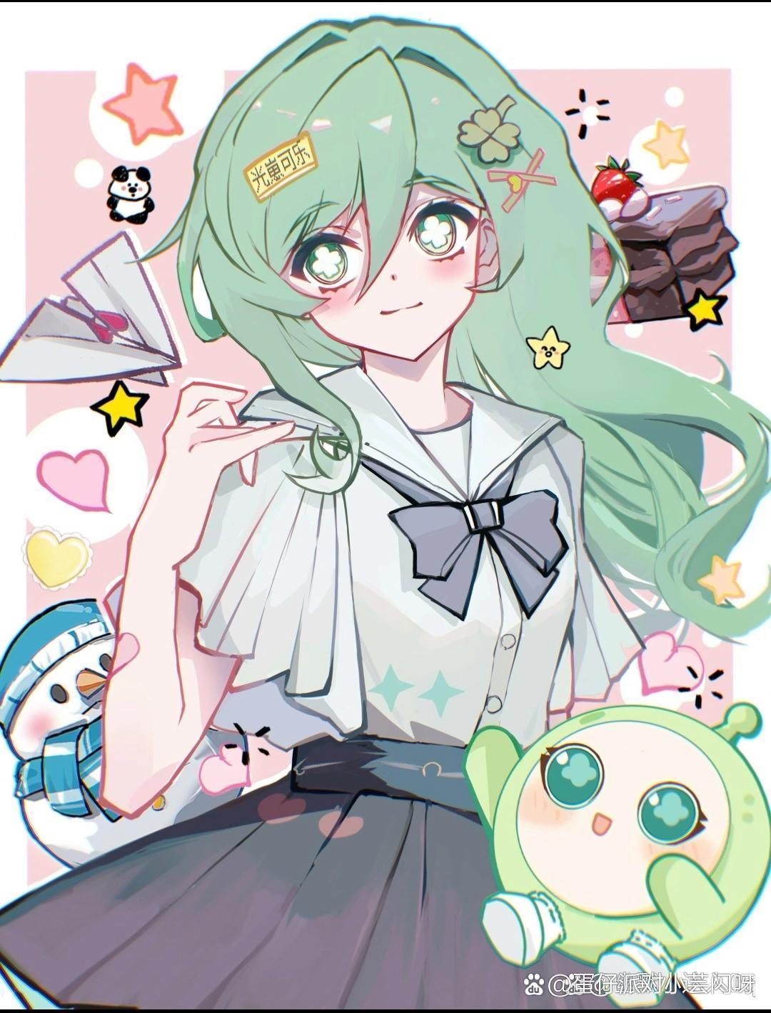 小绿蛋拟人来喽!