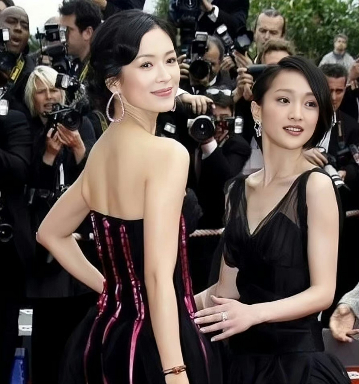 周迅和章子怡美得各有各的风格,好和谐的画面 67