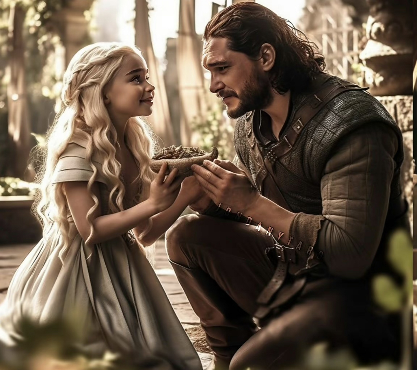 由a i创作的雪诺和女儿,你怎么评价?