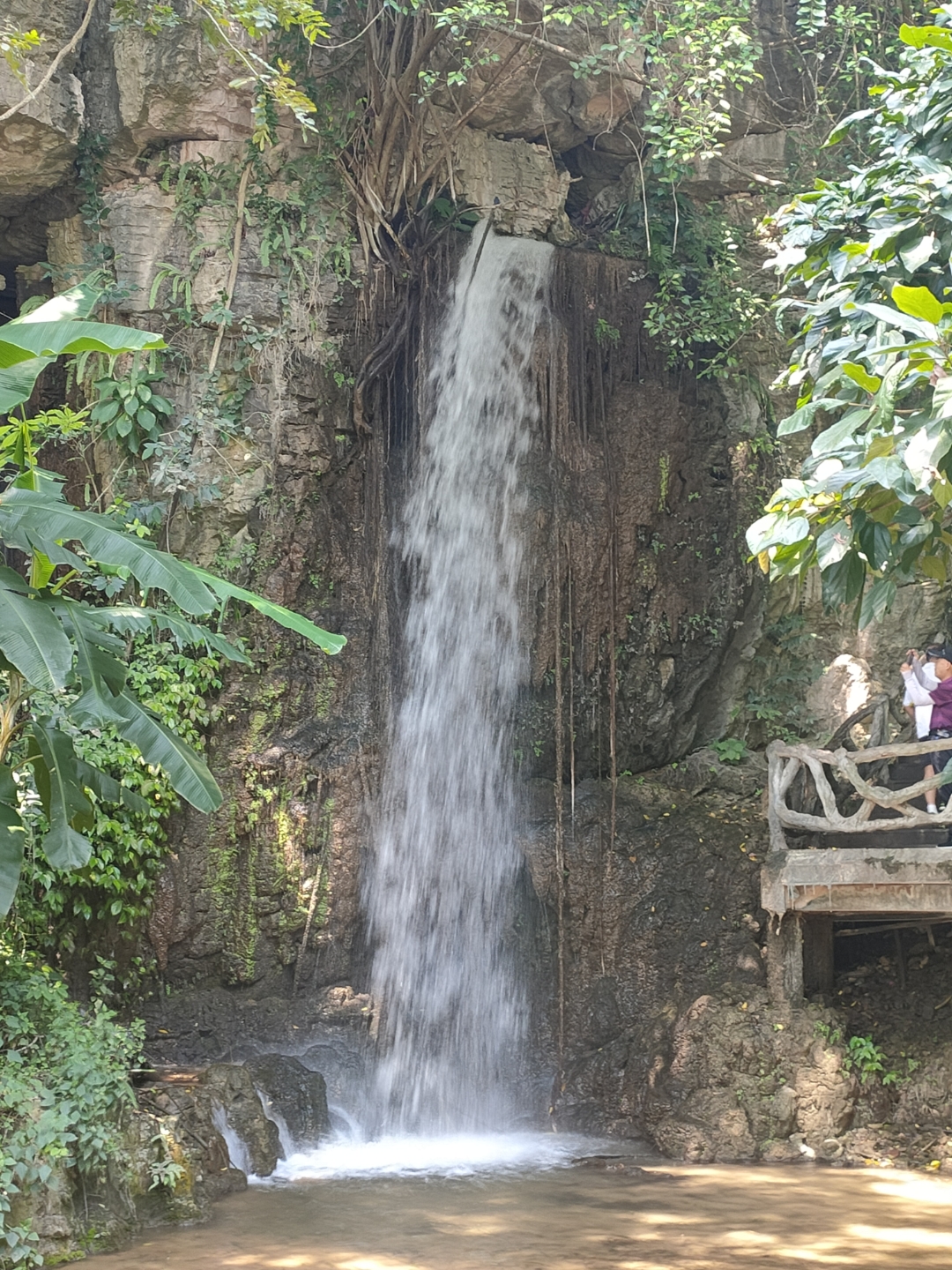 贵州黄果树天星桥景区的马尾瀑#天南海北过大年