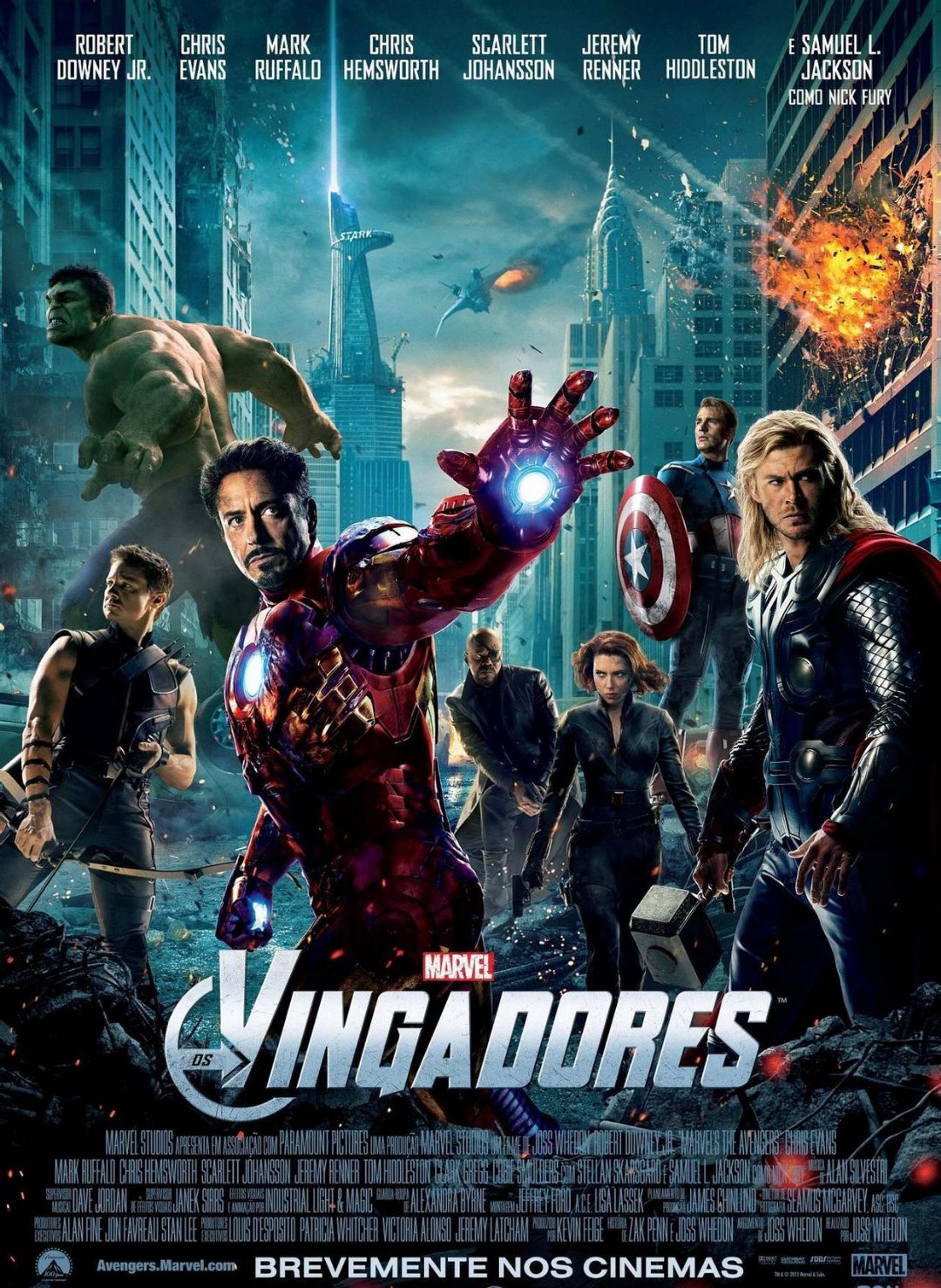 与钢铁侠合照电影海报 美国队长复仇者联盟1复仇者联盟第一部电影海报