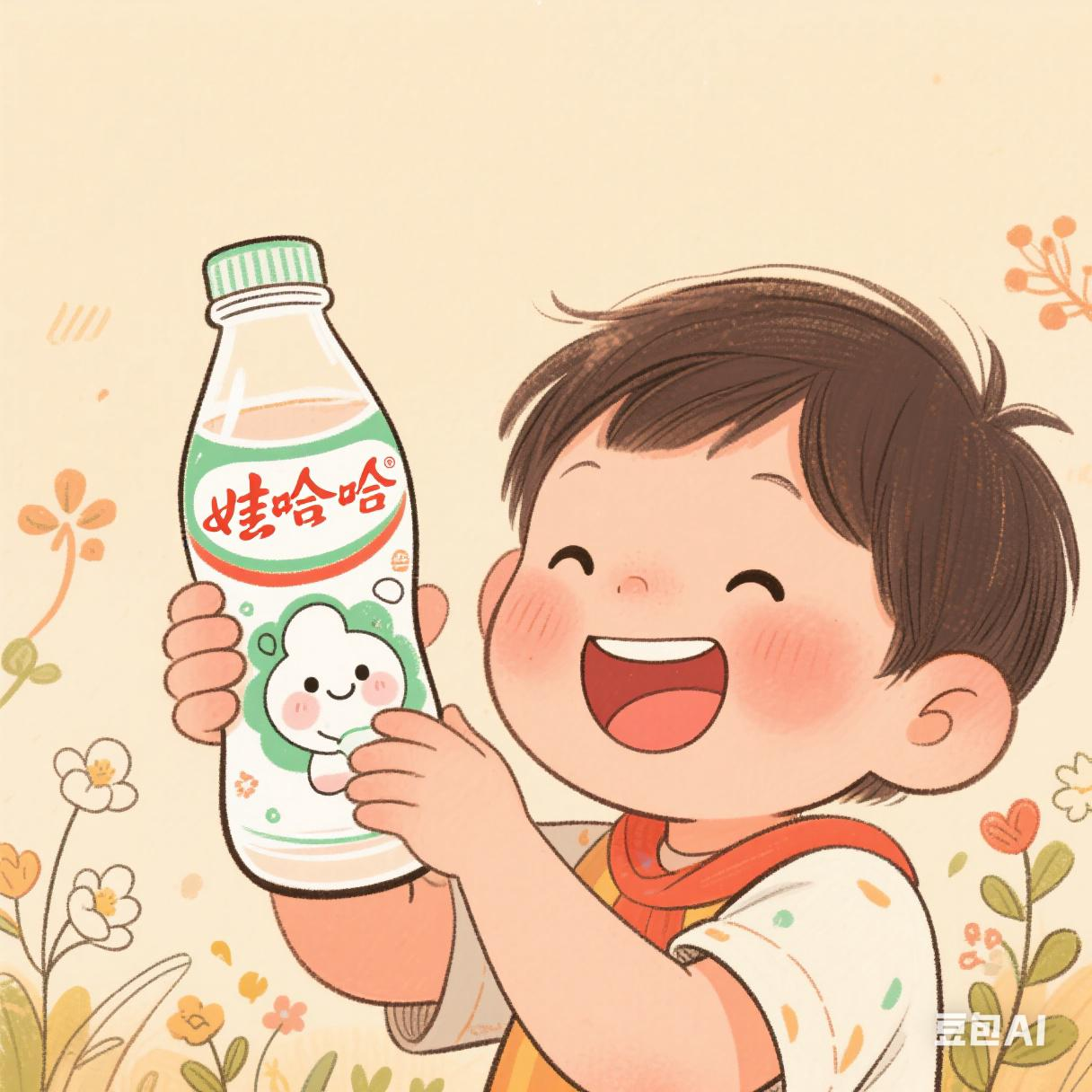 缔造了庞大的娃哈哈娃哈哈卡通图片娃哈哈头像娃哈哈表情包哈娃雷