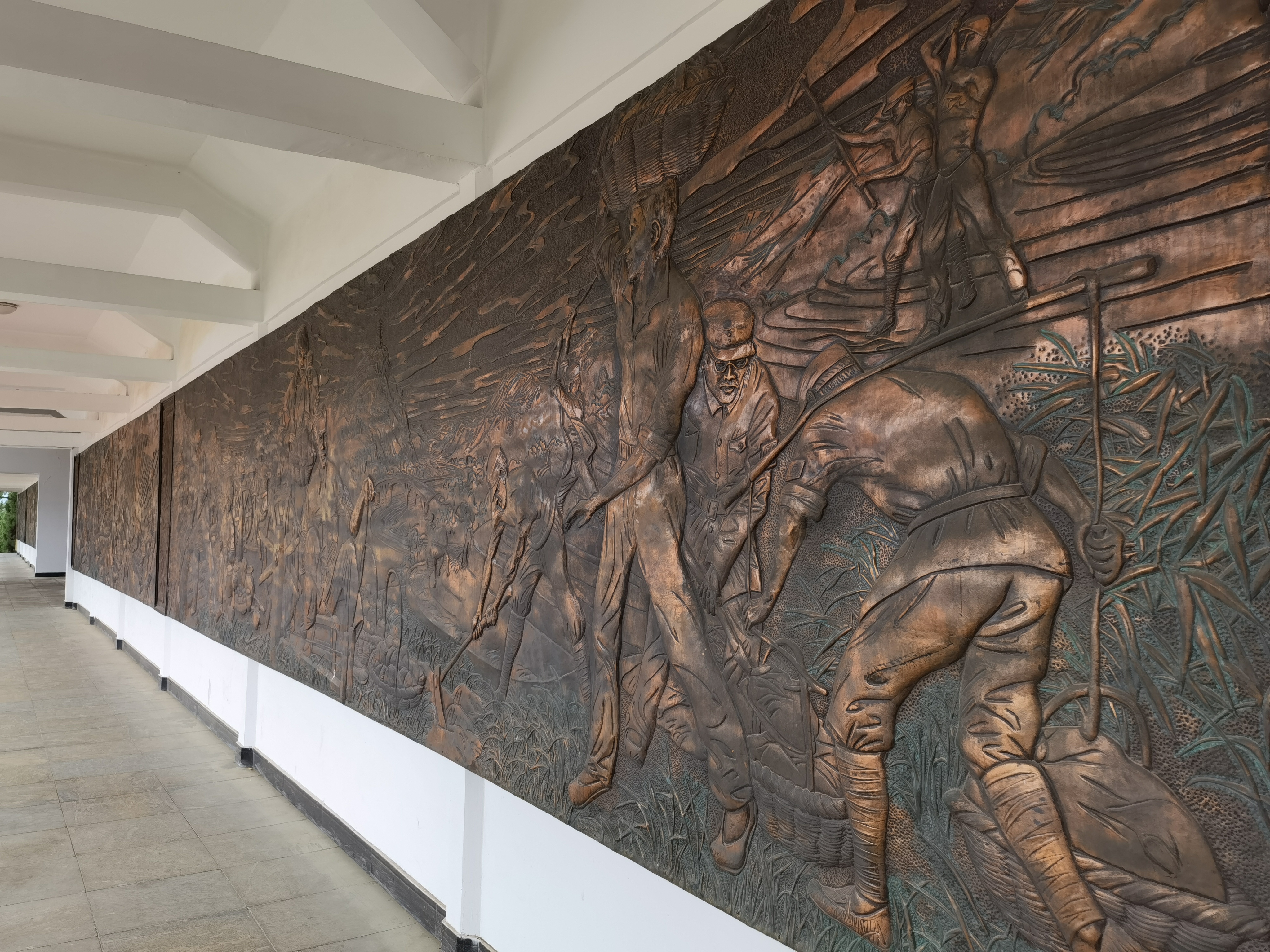 锻铜浮雕铜浮雕制作厂家中式铜壁画景观浮雕制作