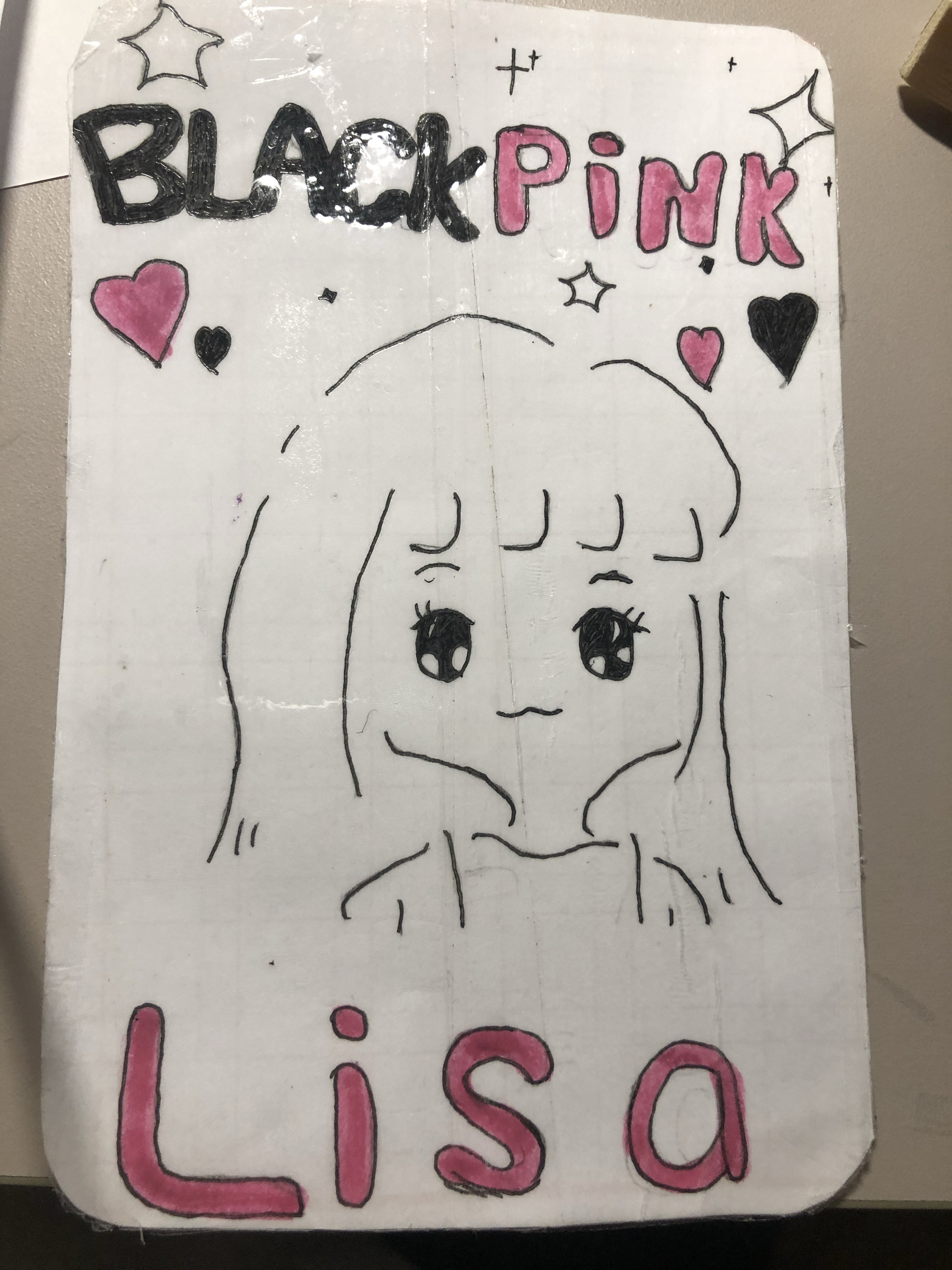 简笔画blackpink