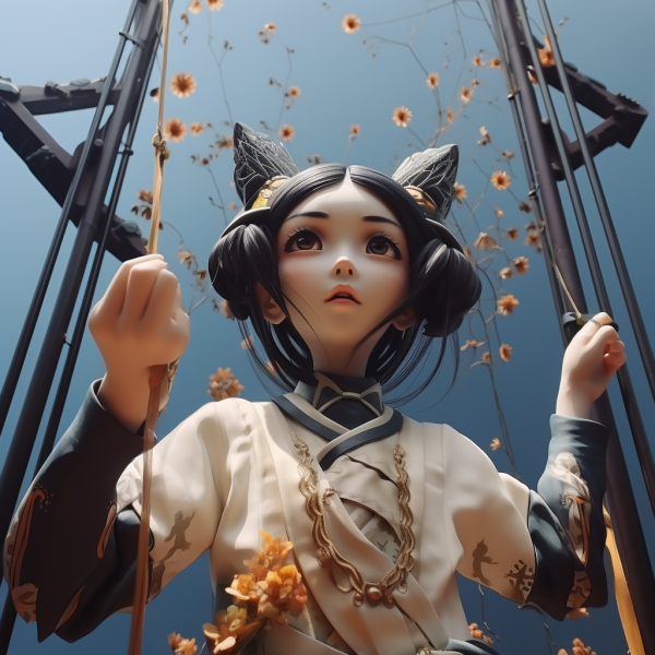 在这个繁华的都市中,爱情如同一朵盛开的花朵,在风中