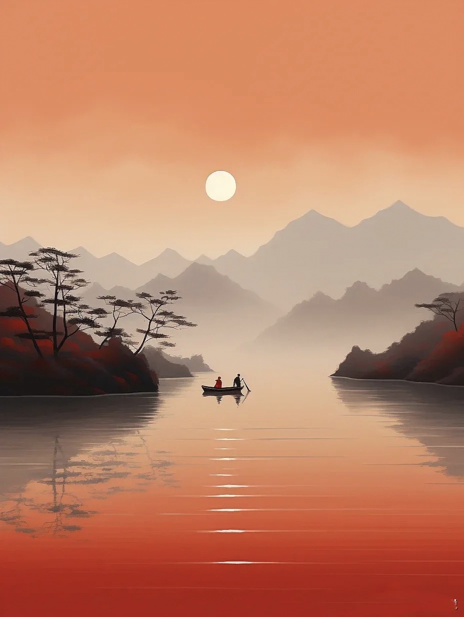 山水如画,墨染天涯.峰峦叠嶂,静影沉璧,清风拂面,沉醉不思归.