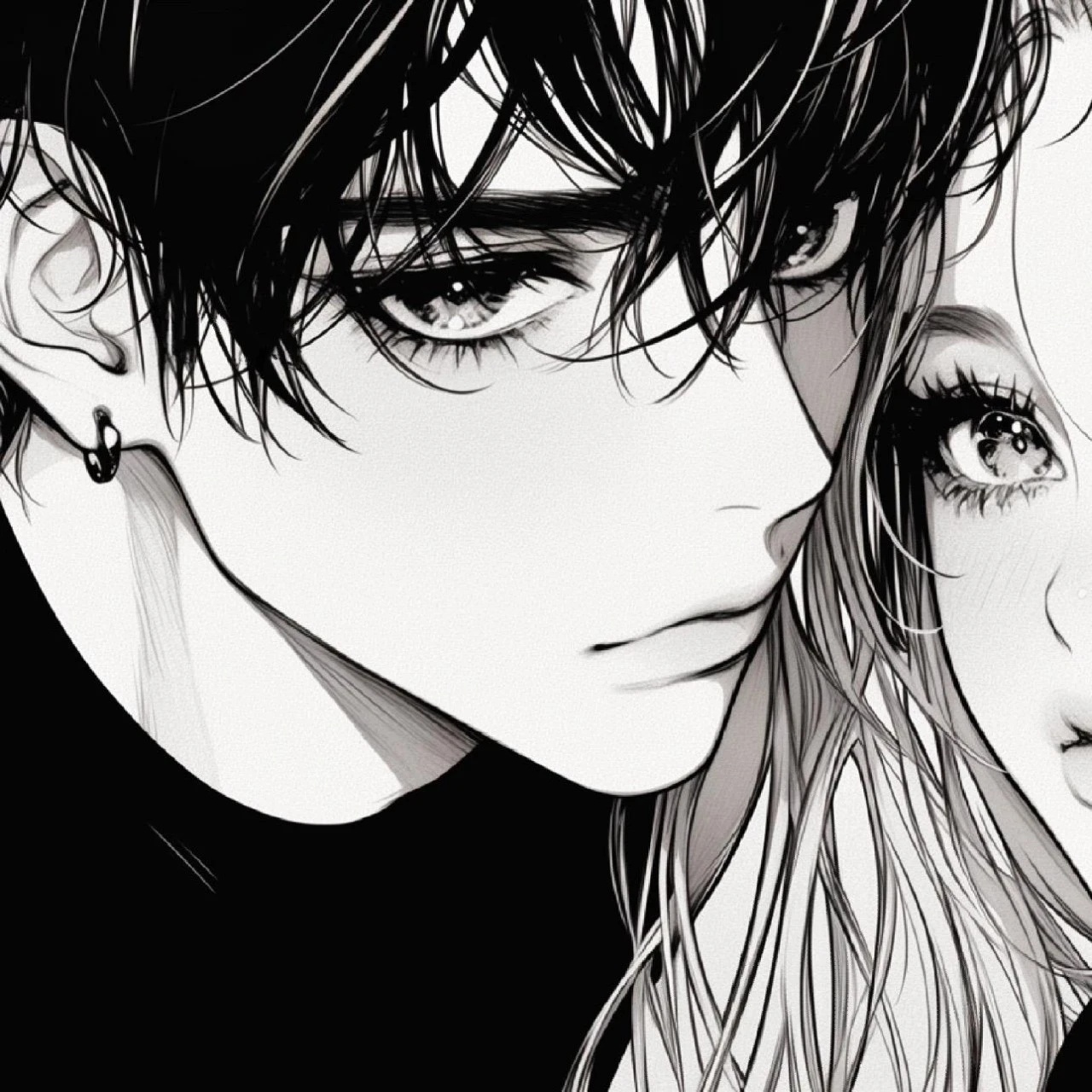 3摩羯座:男生牵女项圈情侣头像霸气高冷范情侣头像举手机拍动漫沦陷于