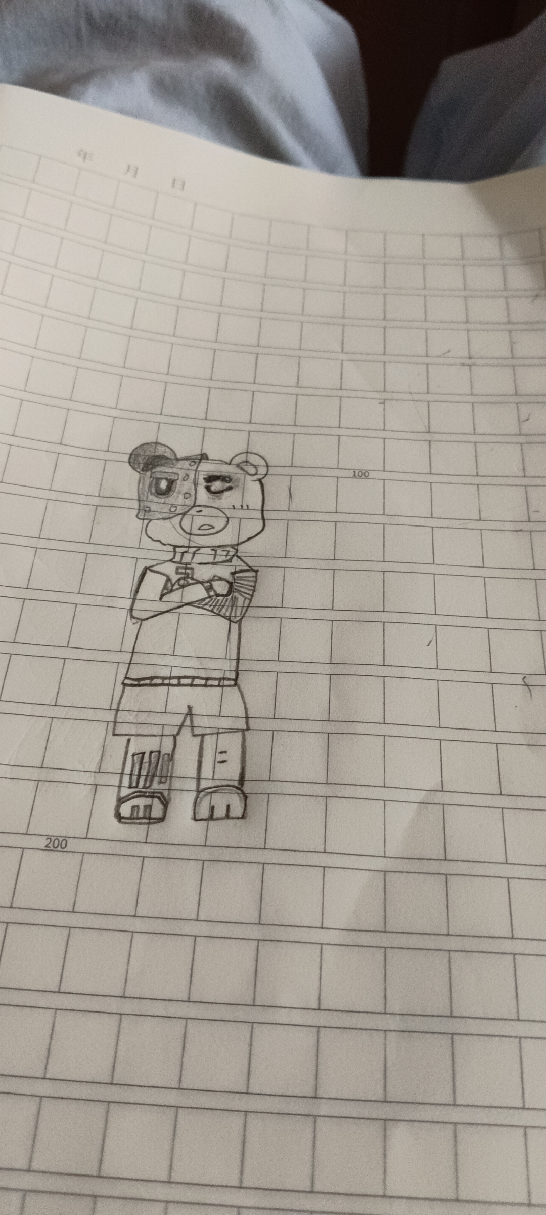 今天又画了一幅弗兰熊