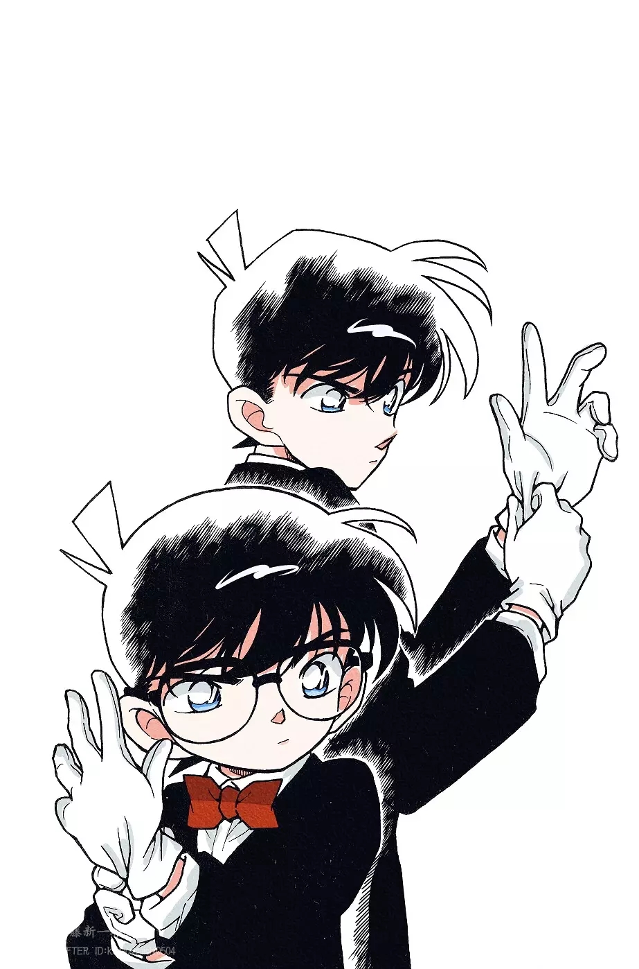 一些双人和单人的壁纸分享 #名侦探柯南# #工藤新一# #宫野志保