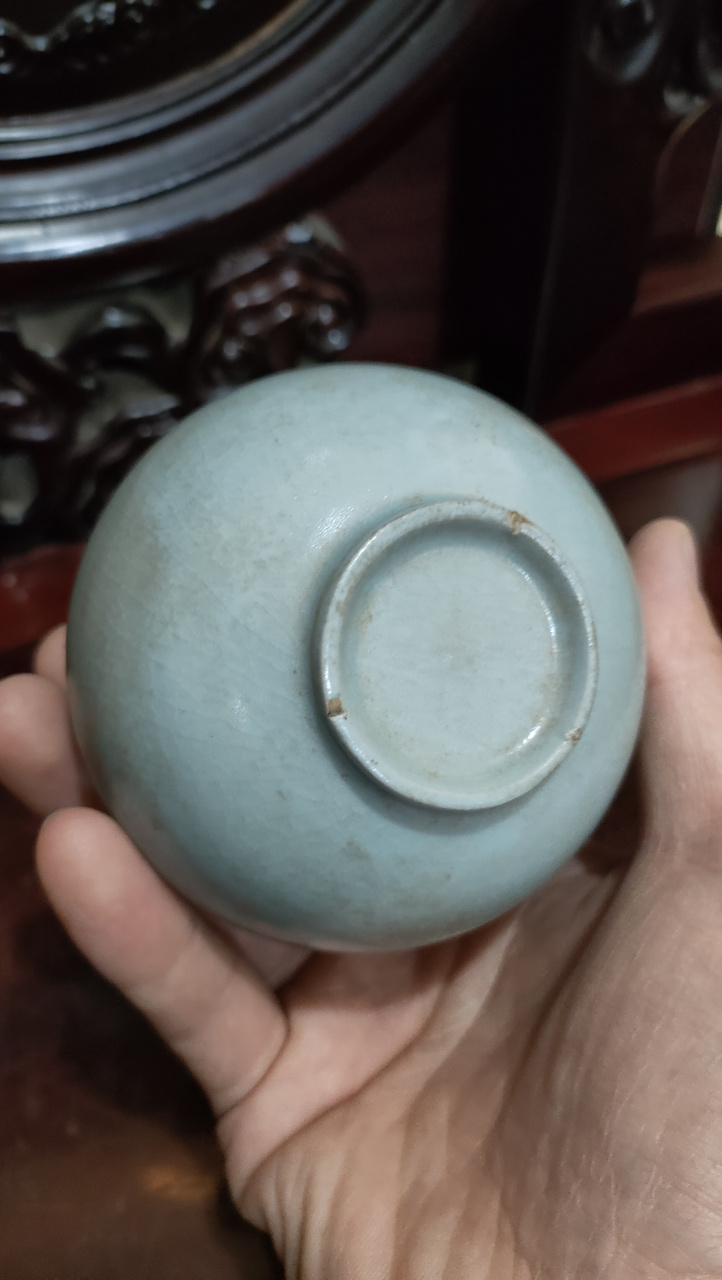北宋汝窑天青釉水盂精品欣赏