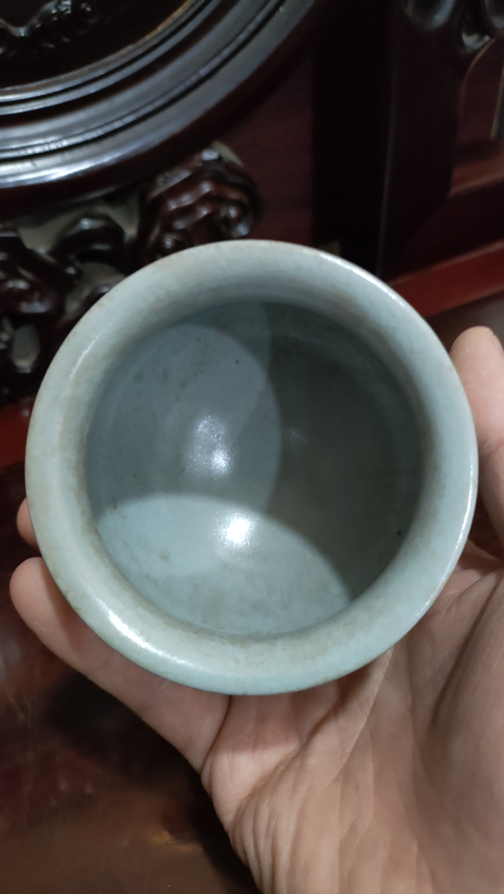 北宋汝窑天青釉水盂精品欣赏