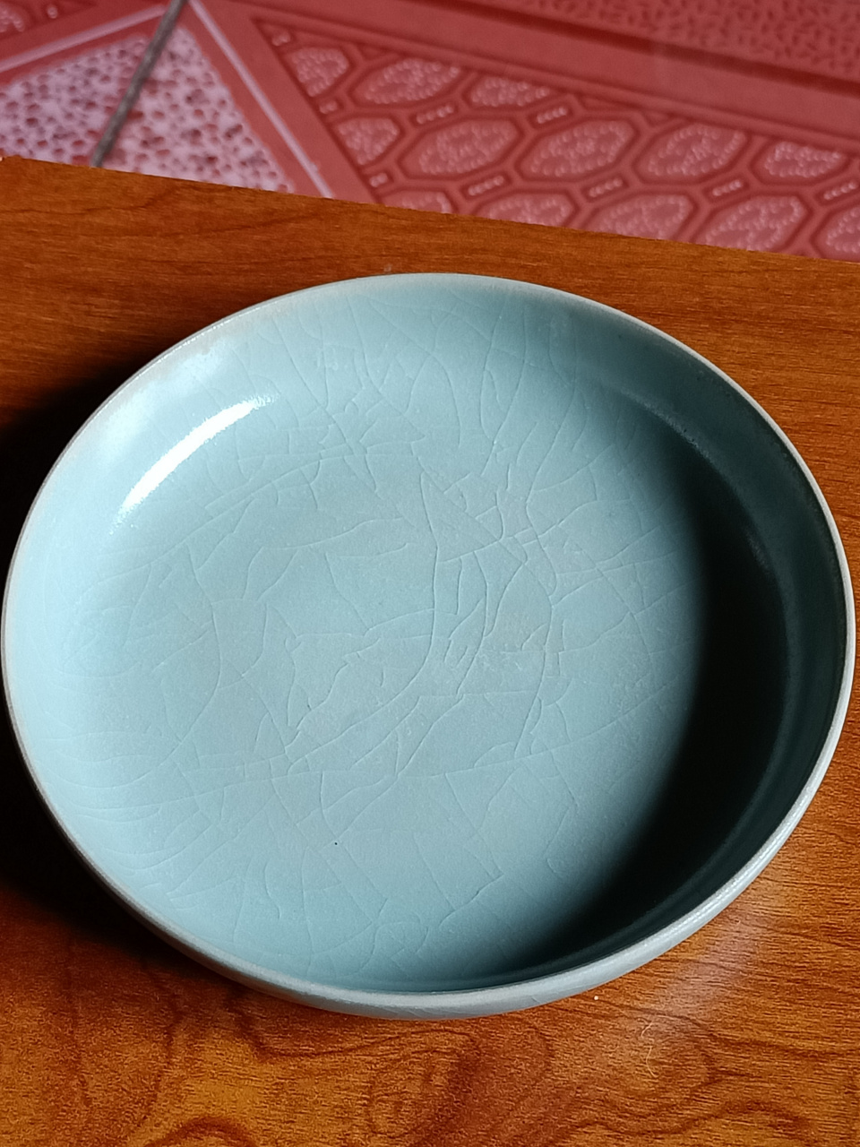 北宋汝窑天青釉平底洗