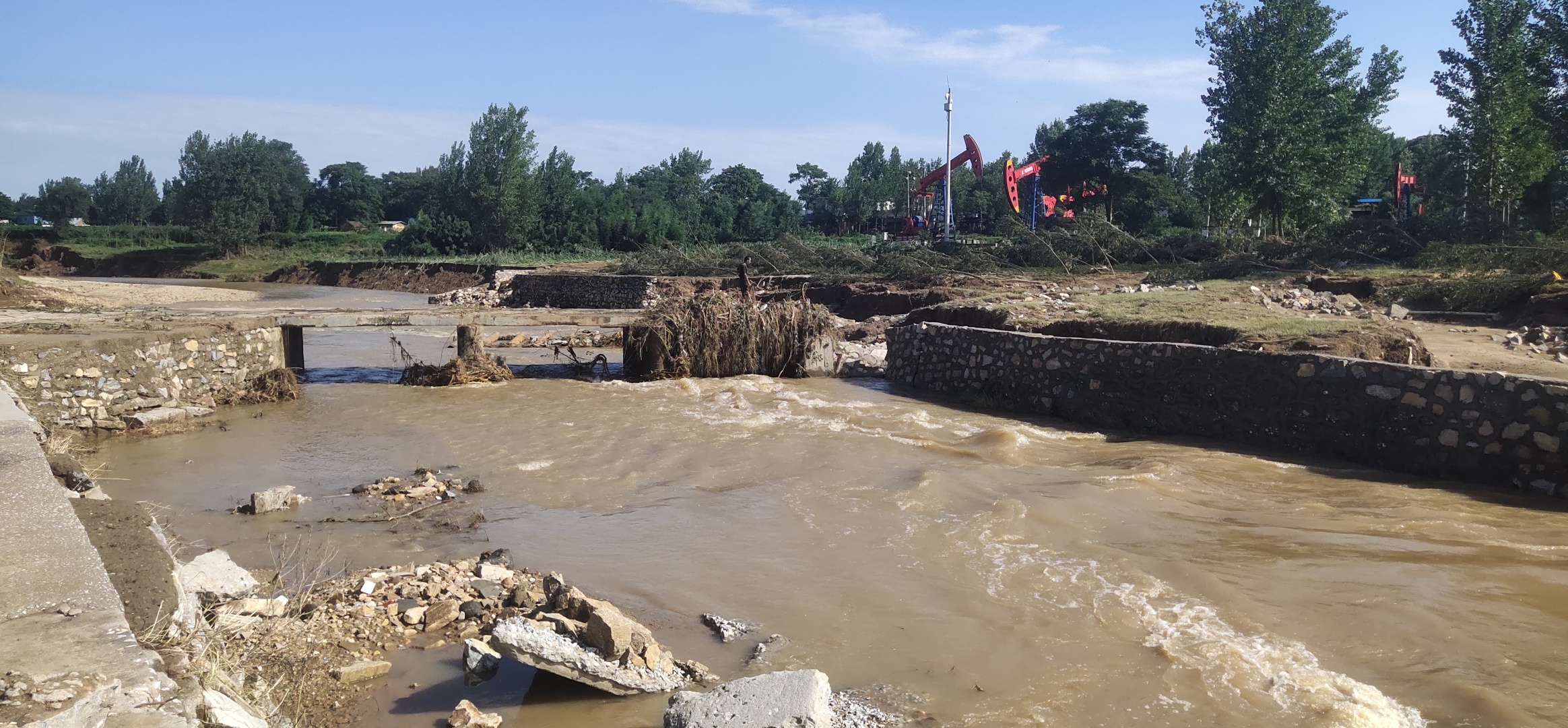 南阳洪水退后满目疮痍#热点引擎计划