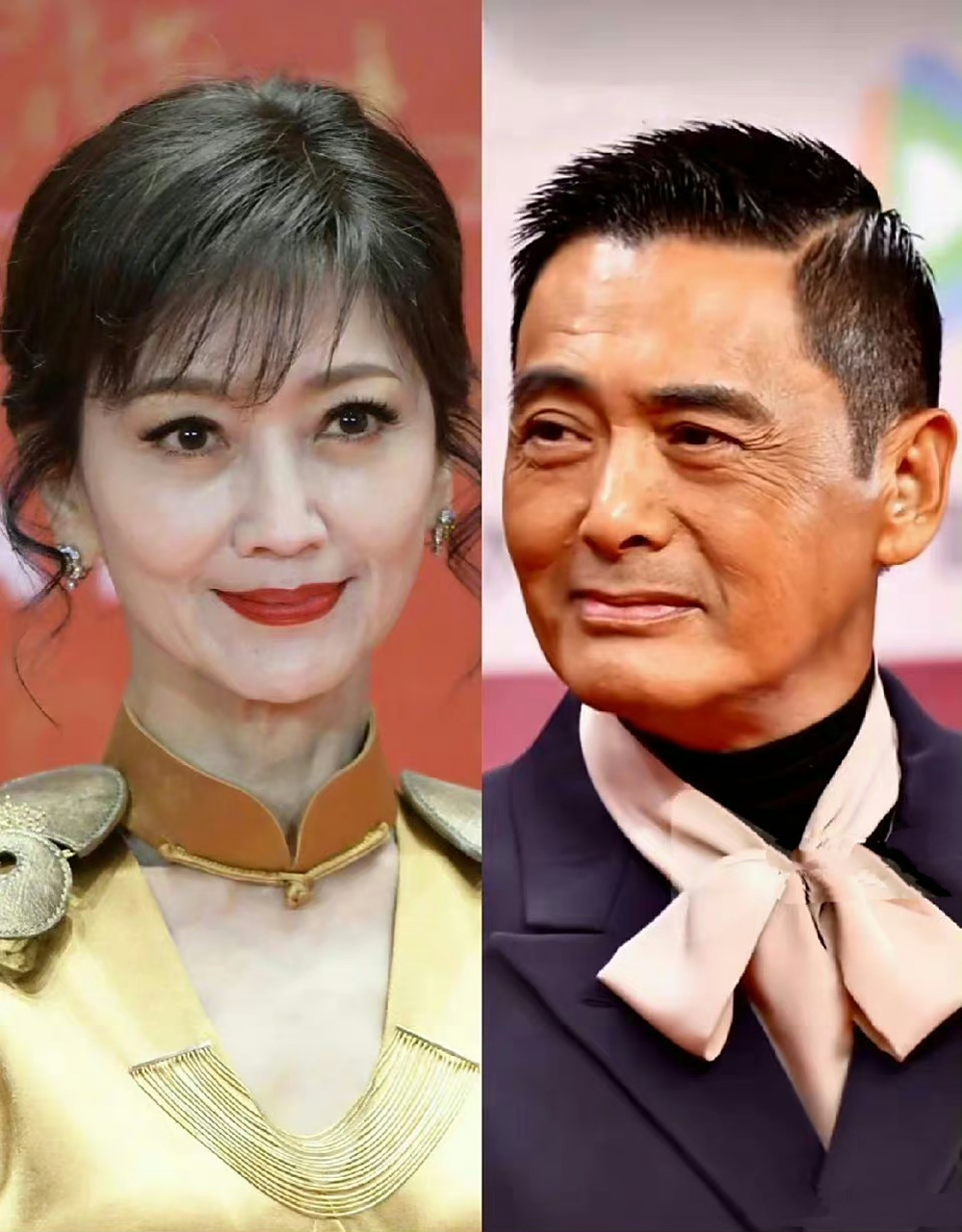 周润发和赵雅芝最近状态,怎么老了那么多,他们年轻的时候都好好看.