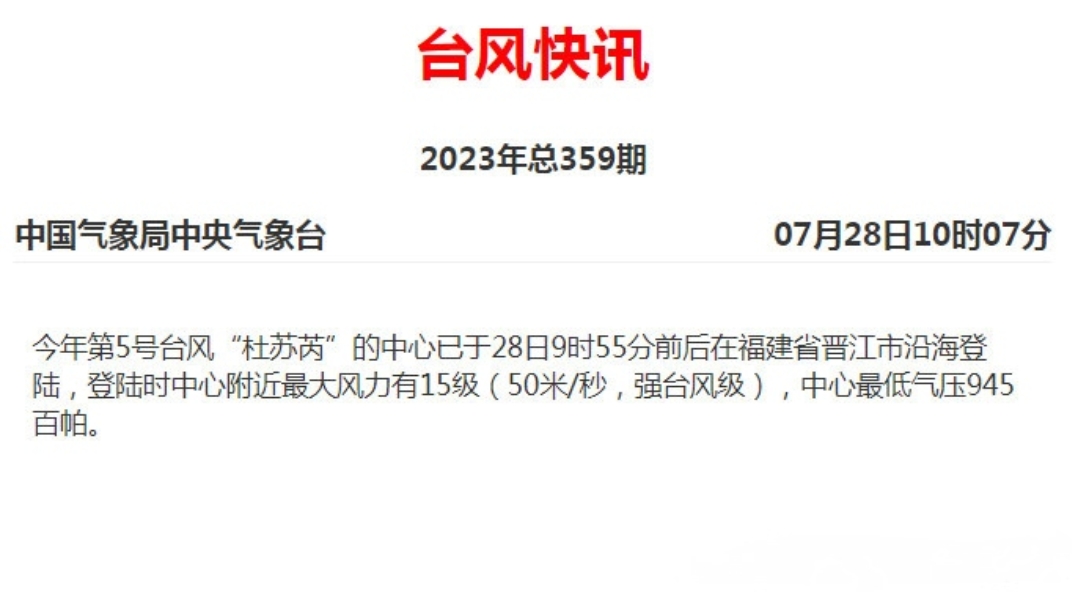 台风杜苏芮登陆福建晋江,福建的朋友们加油,祝你们一切平安,顺顺利利.