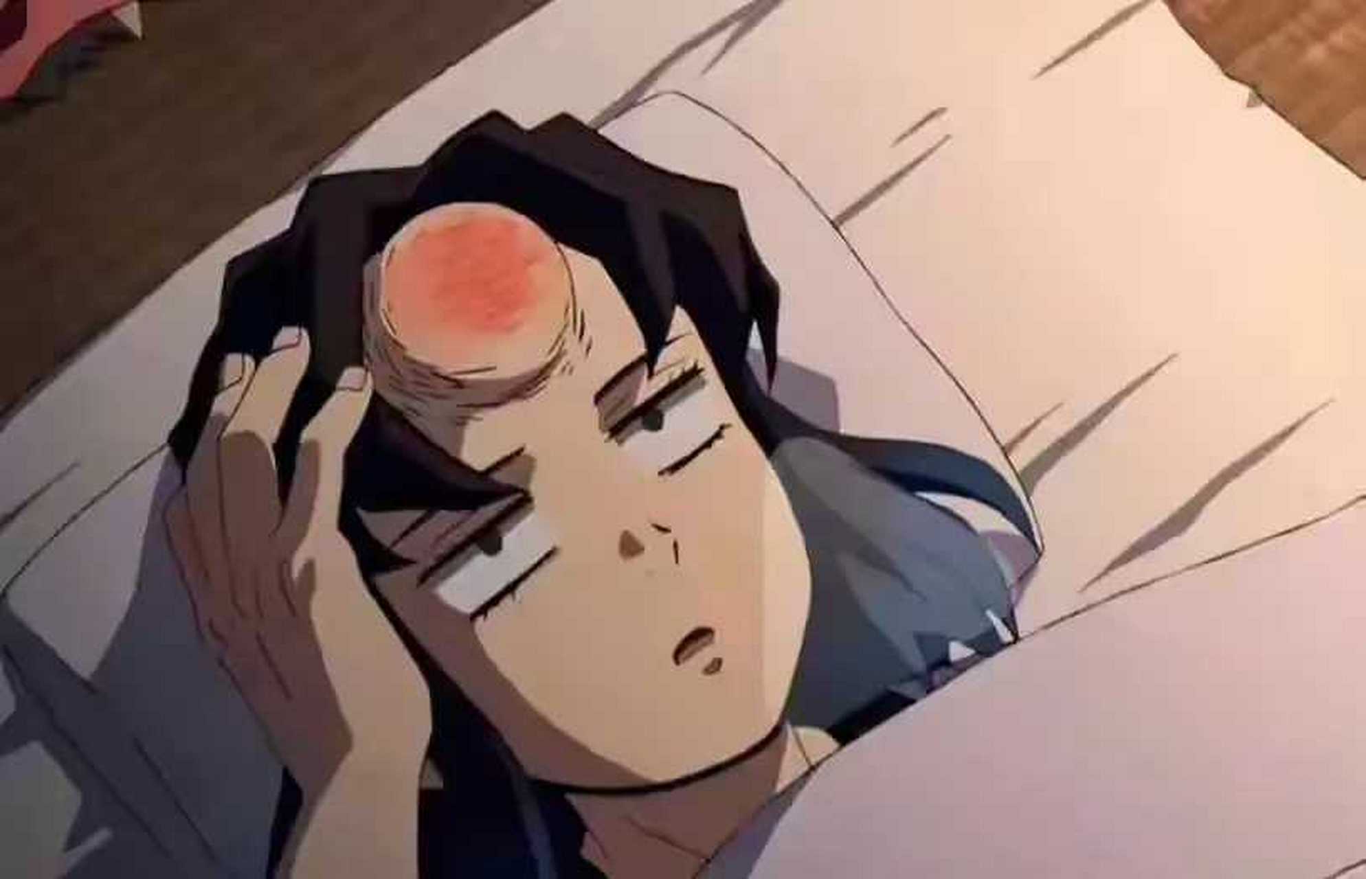 看来动画片没有欺骗我们,额头真的可以碰到这么大的包.