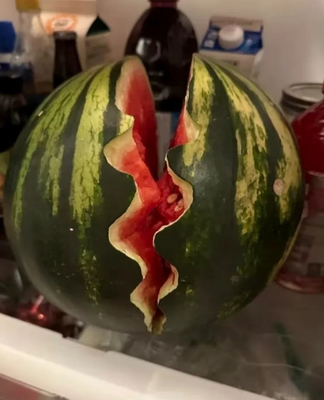 西瓜:我裂开了