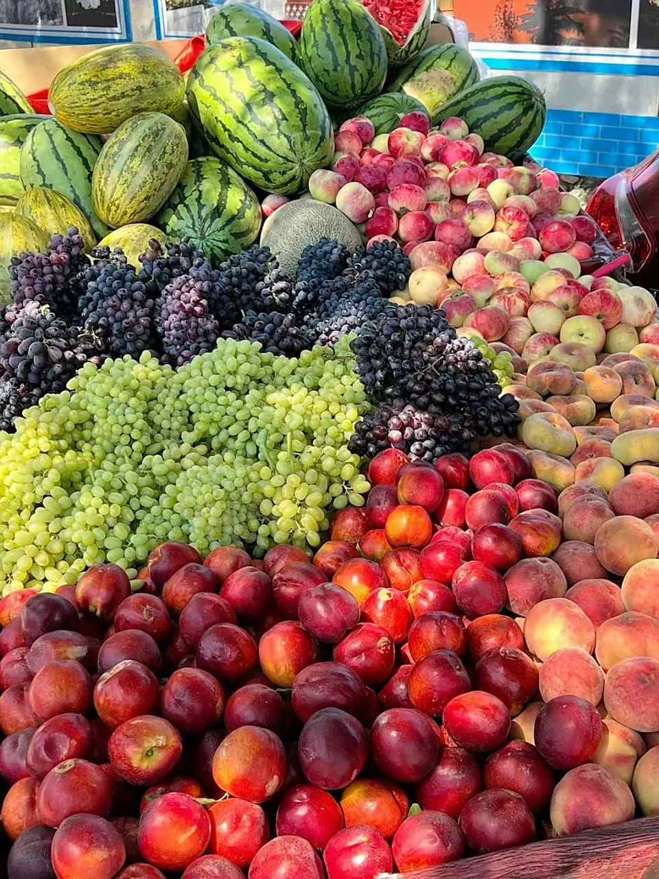 新疆水果,美得像一幅画.