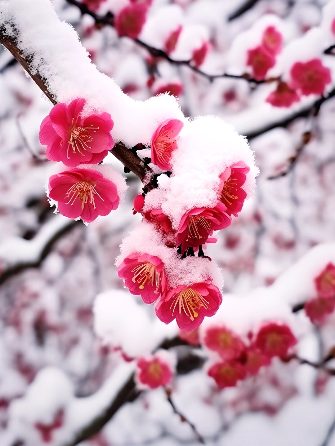 梅花残雪品种的图片图片