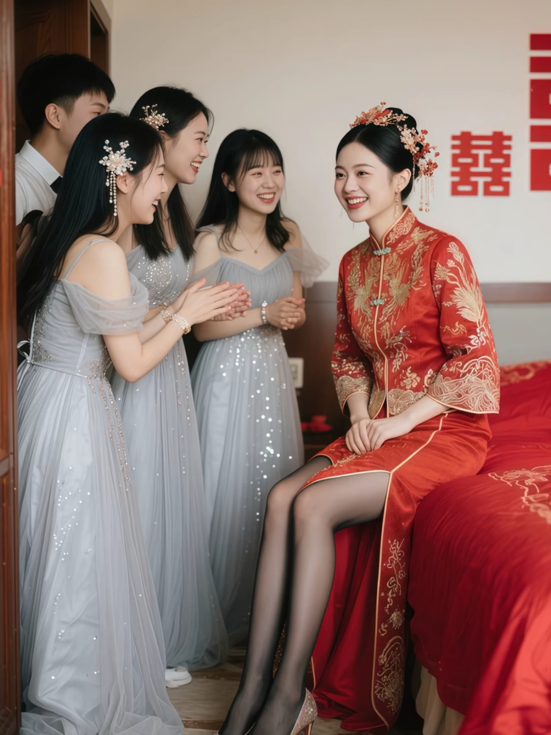 哇,这婚鞋也太闪了吧,美得我眼睛都花了!