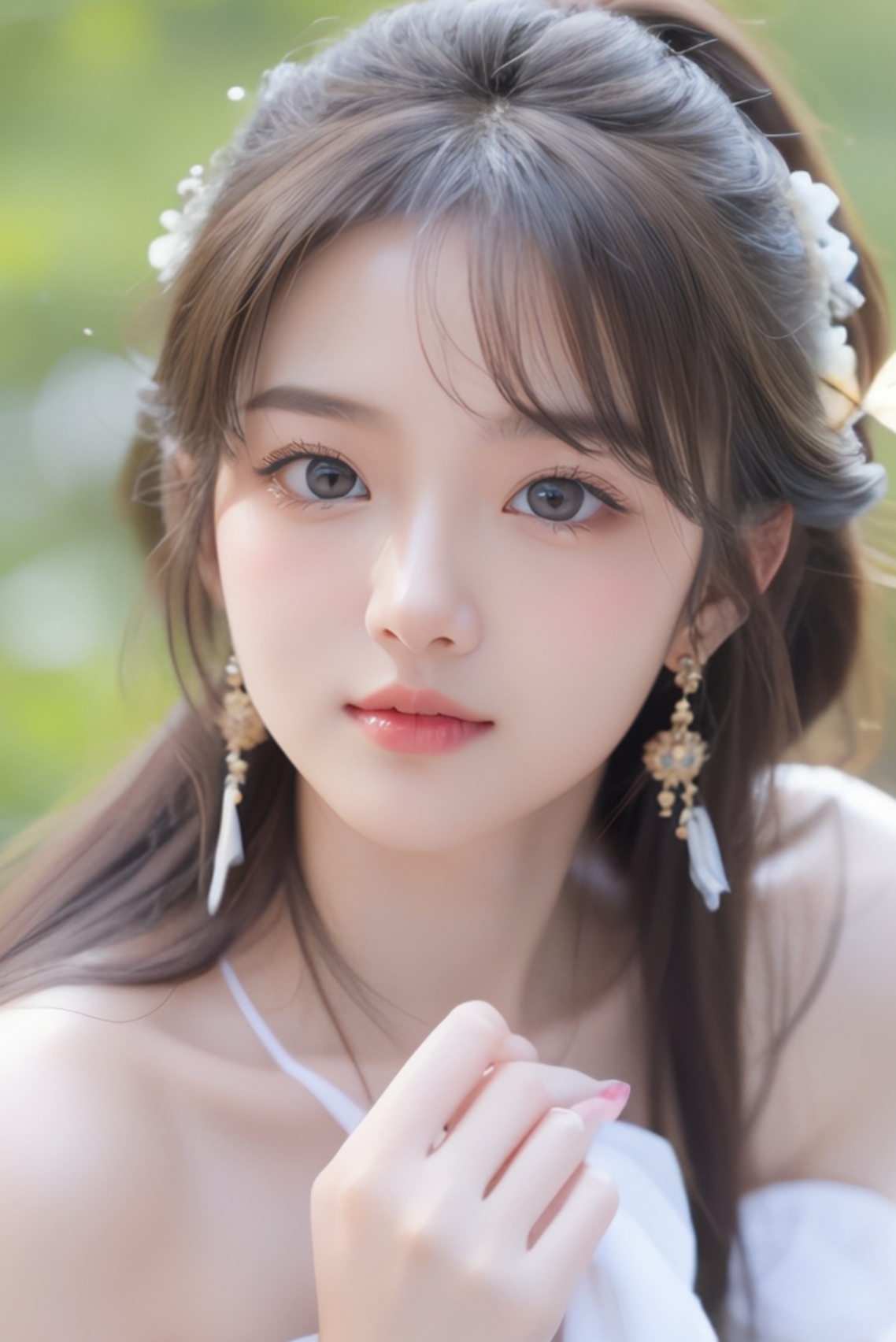 小仙女 小女身姿貌若仙,轻盈飘逸舞翩跹.