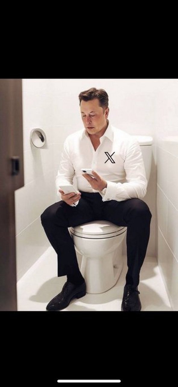 马斯克坐在马桶上玩手机,神秘面孔引爆全网!