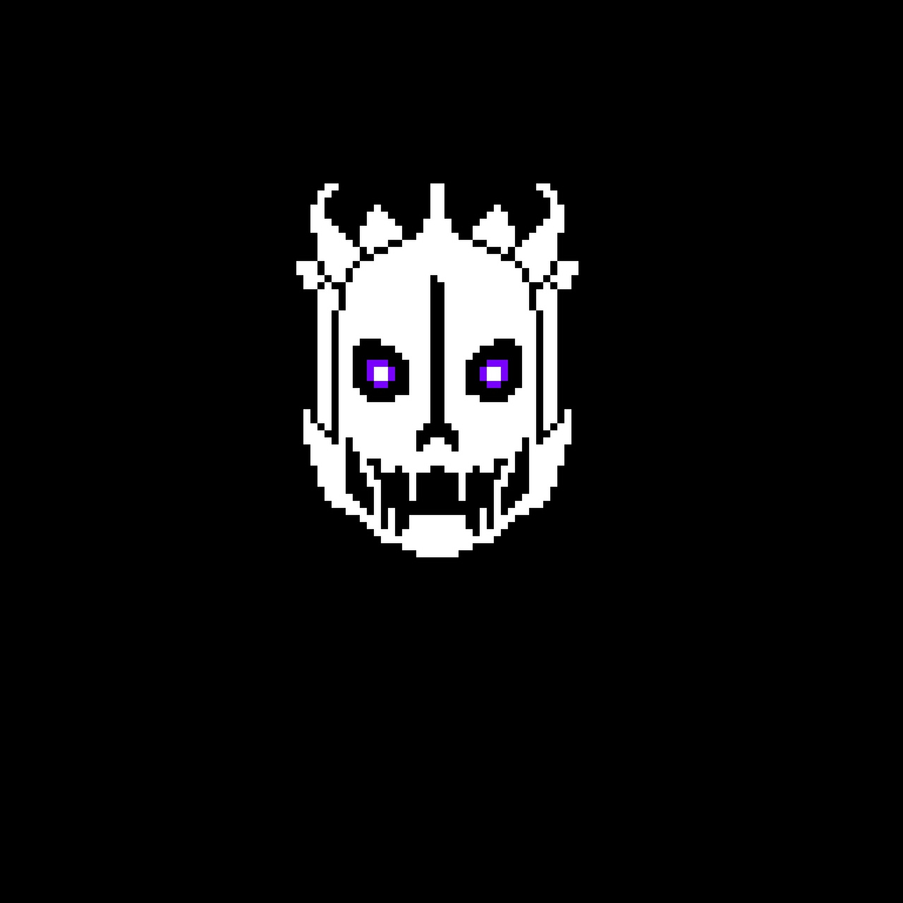 nether sans的gb炮(gaster blaster)(虽然战斗中用不了[捂脸])