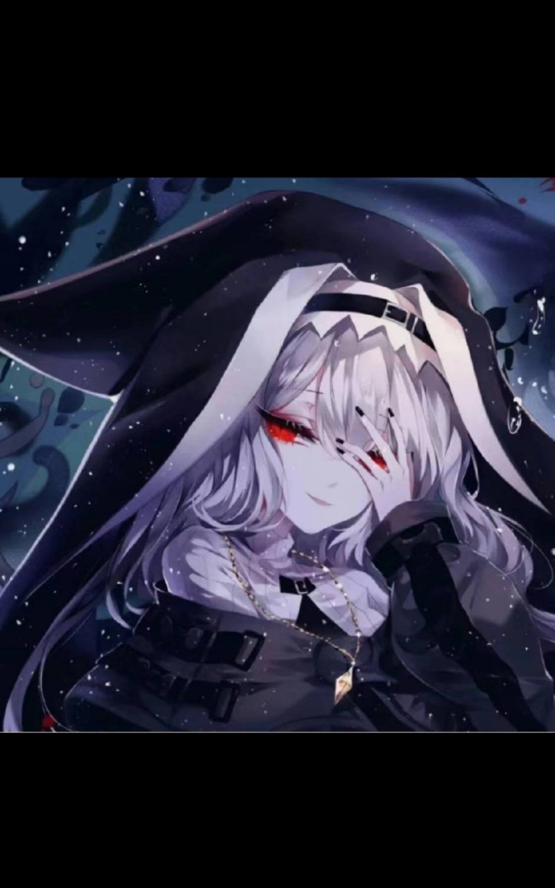 黑暗动漫壁纸  女