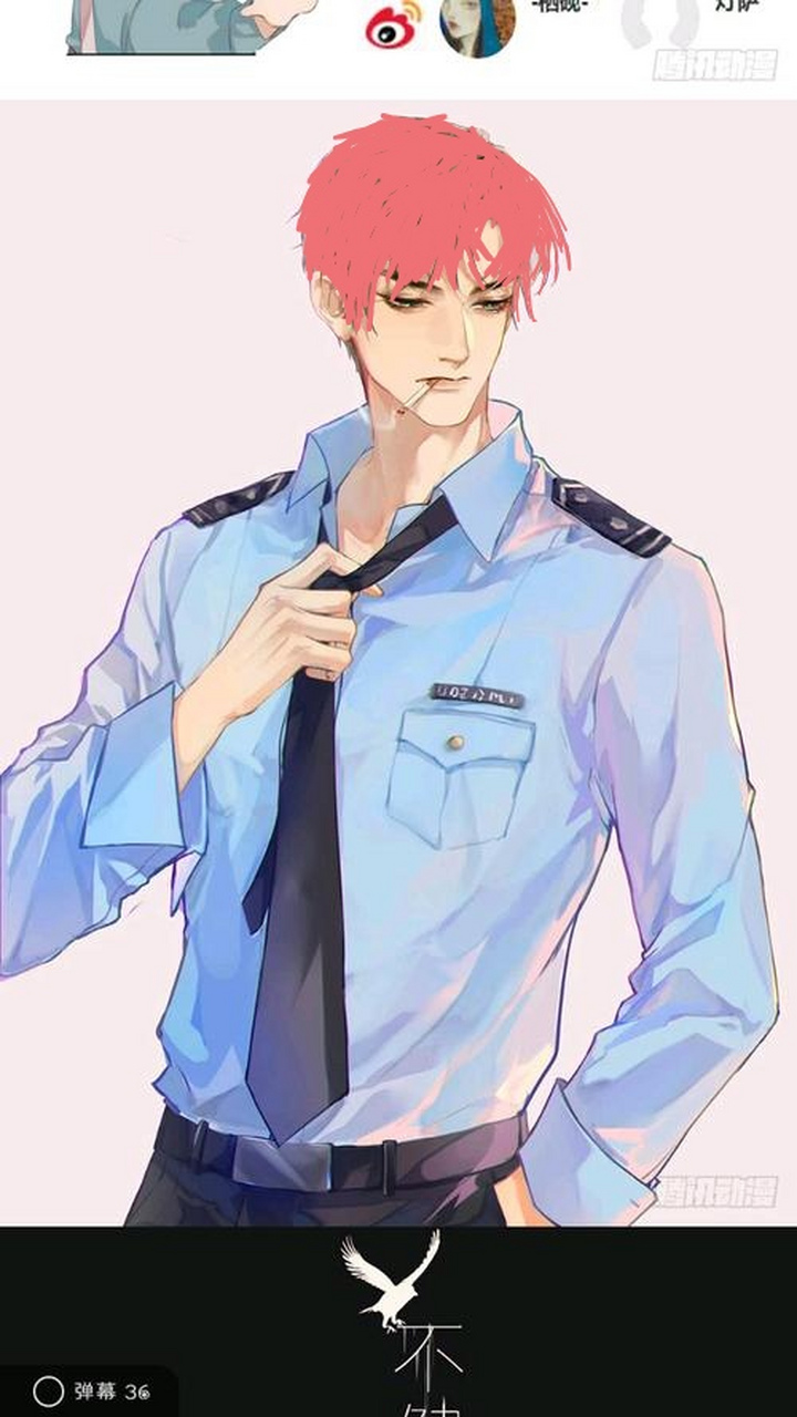 黑毛的雨总和粉毛的金刚豆芽菜 #原耽# #不健全关系#  #滕瑞雨# #钱错