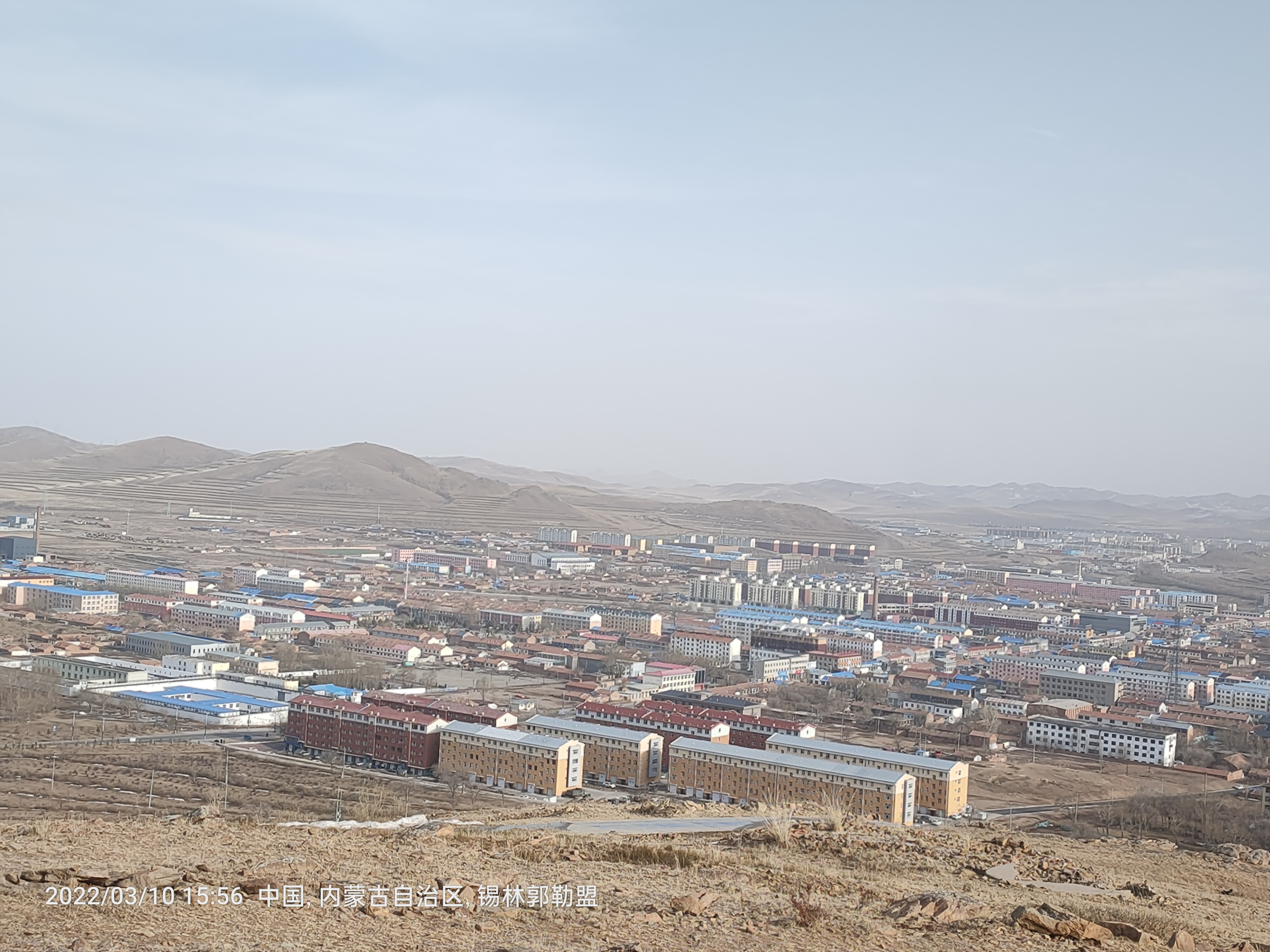 我在正镶白旗高山上