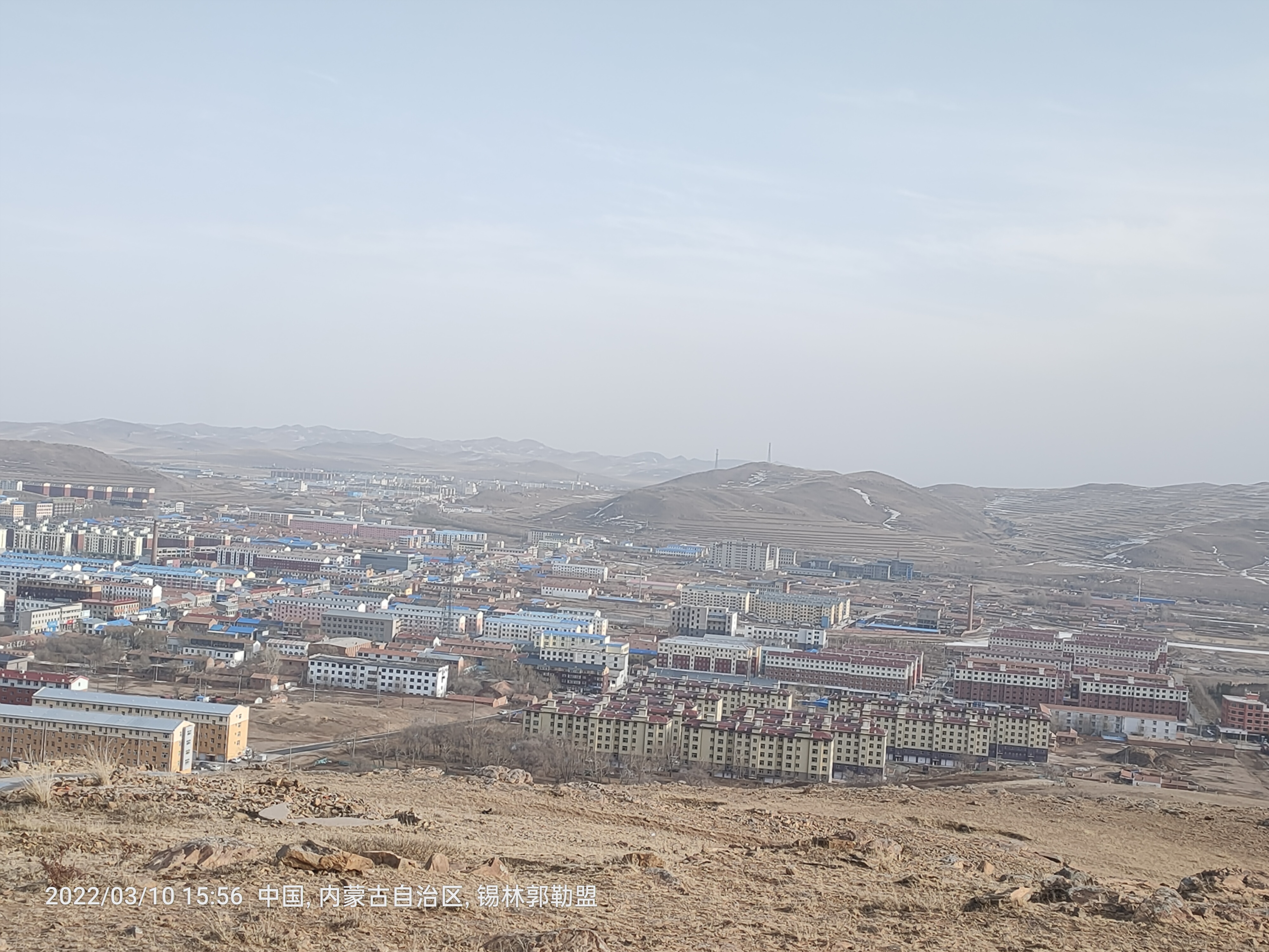 我在正镶白旗高山上