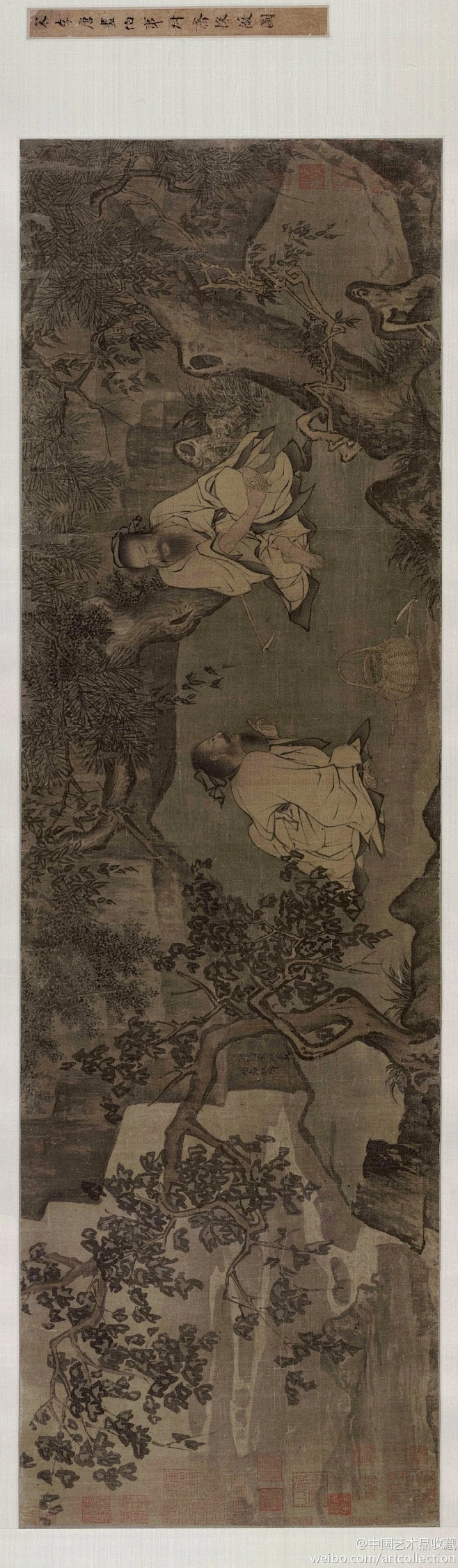 《采薇图》中国古代绘画作品李唐 采薇图采薇图图片采薇图高清大图