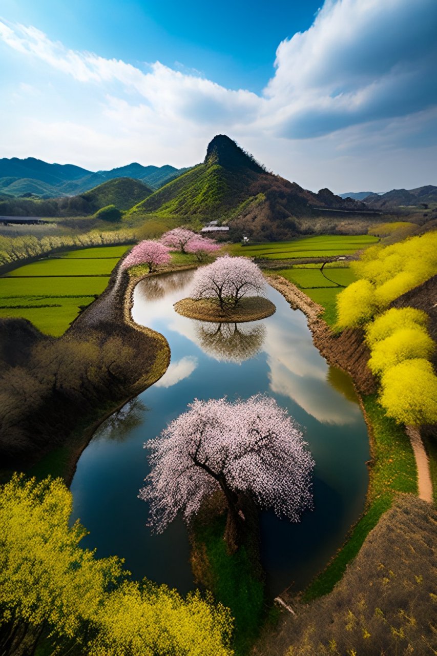 田野风光美景图片