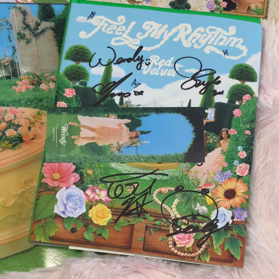 red velvet 亲笔签名 迷你 the reve