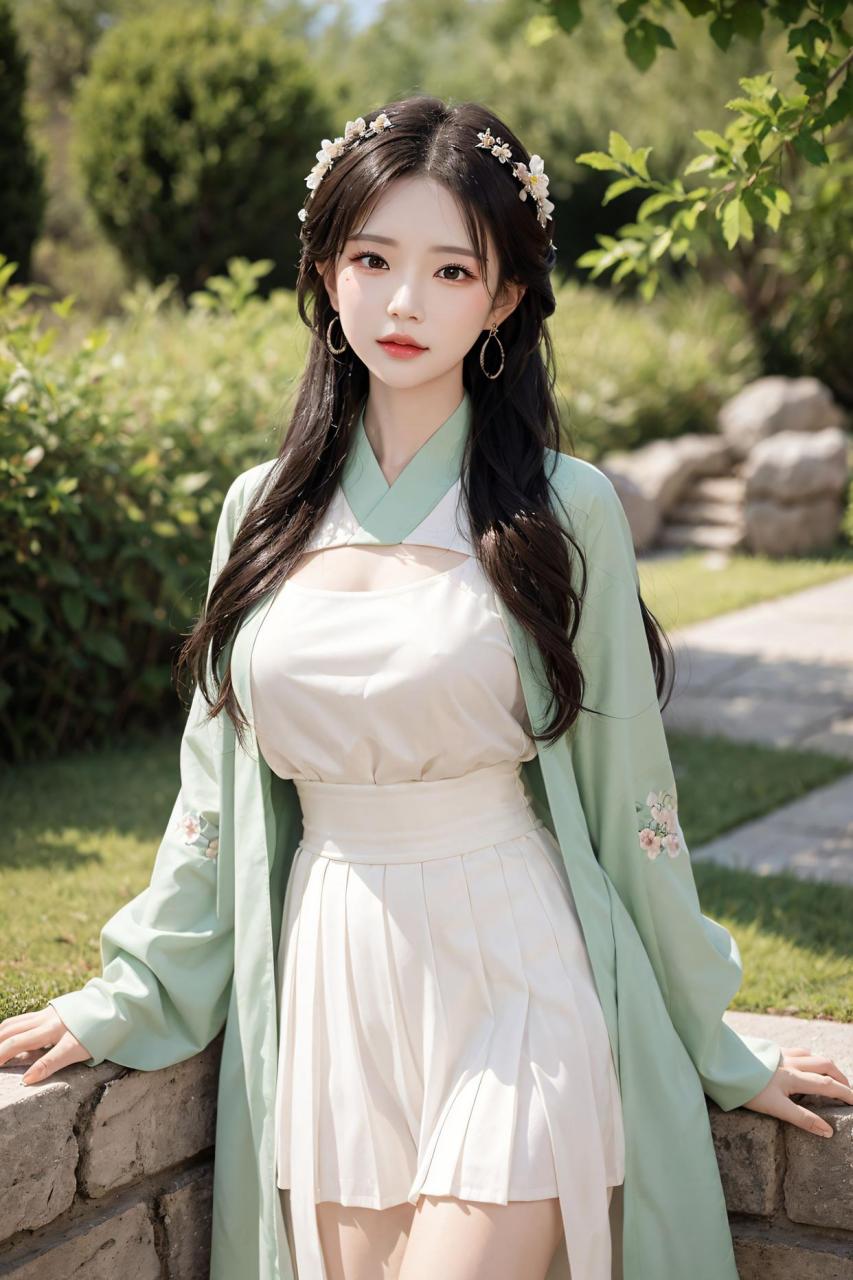 ai画汉服小姐姐