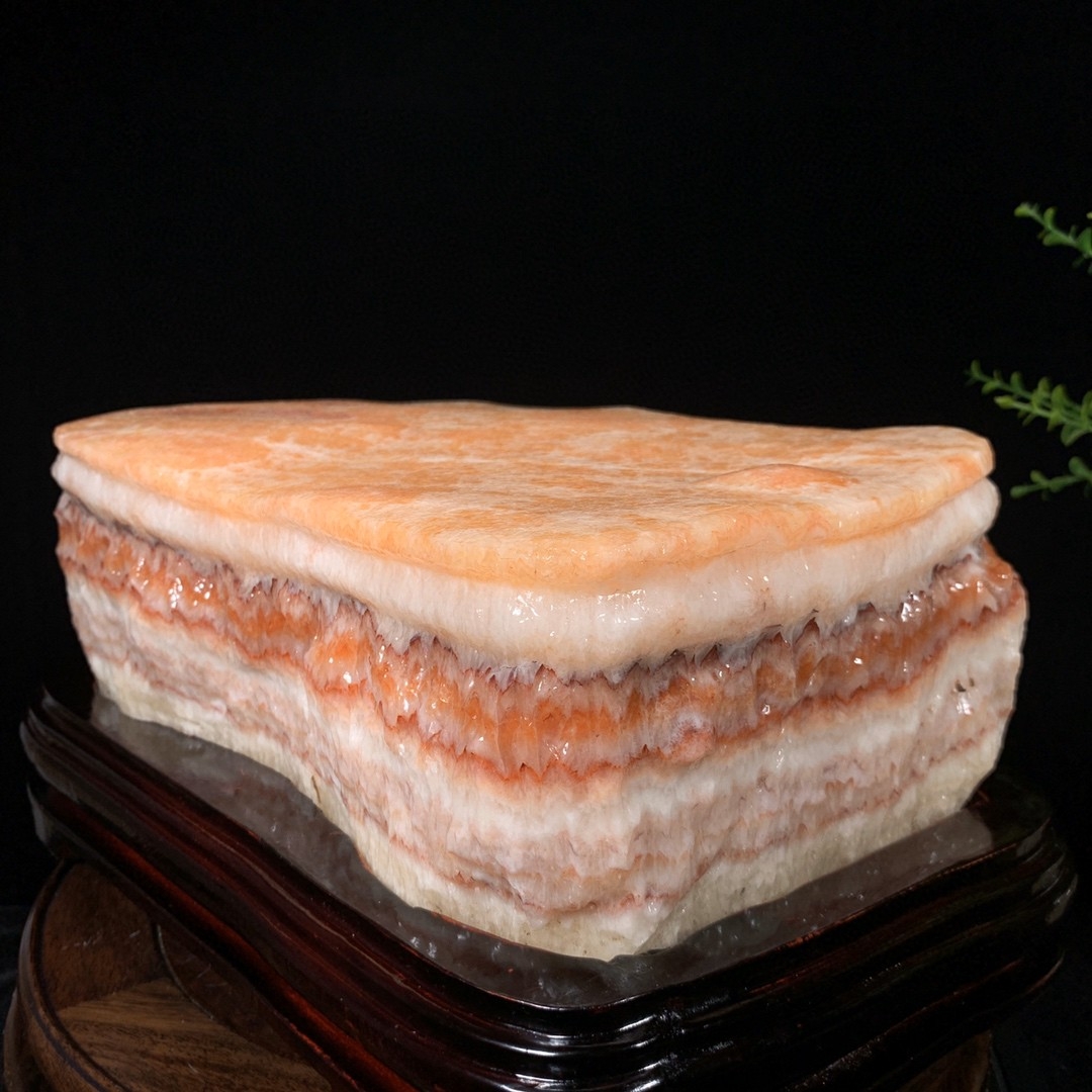 肉石 天然原石打磨 带座高17×32×22厘米 重21公斤