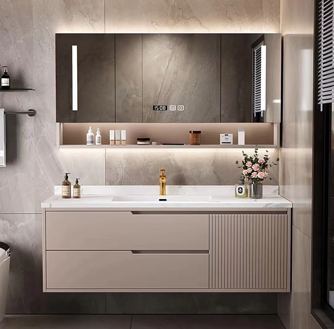 淮北鑫豪岩板浴室柜非标定制.