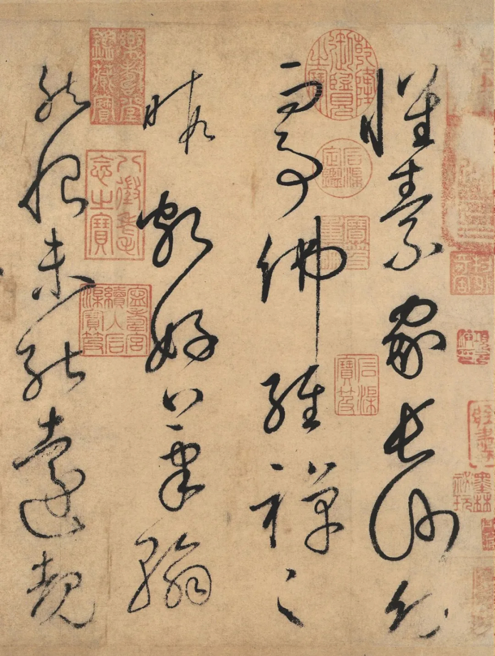 怀素草书《自叙帖》长卷(一),纸本,纵28.