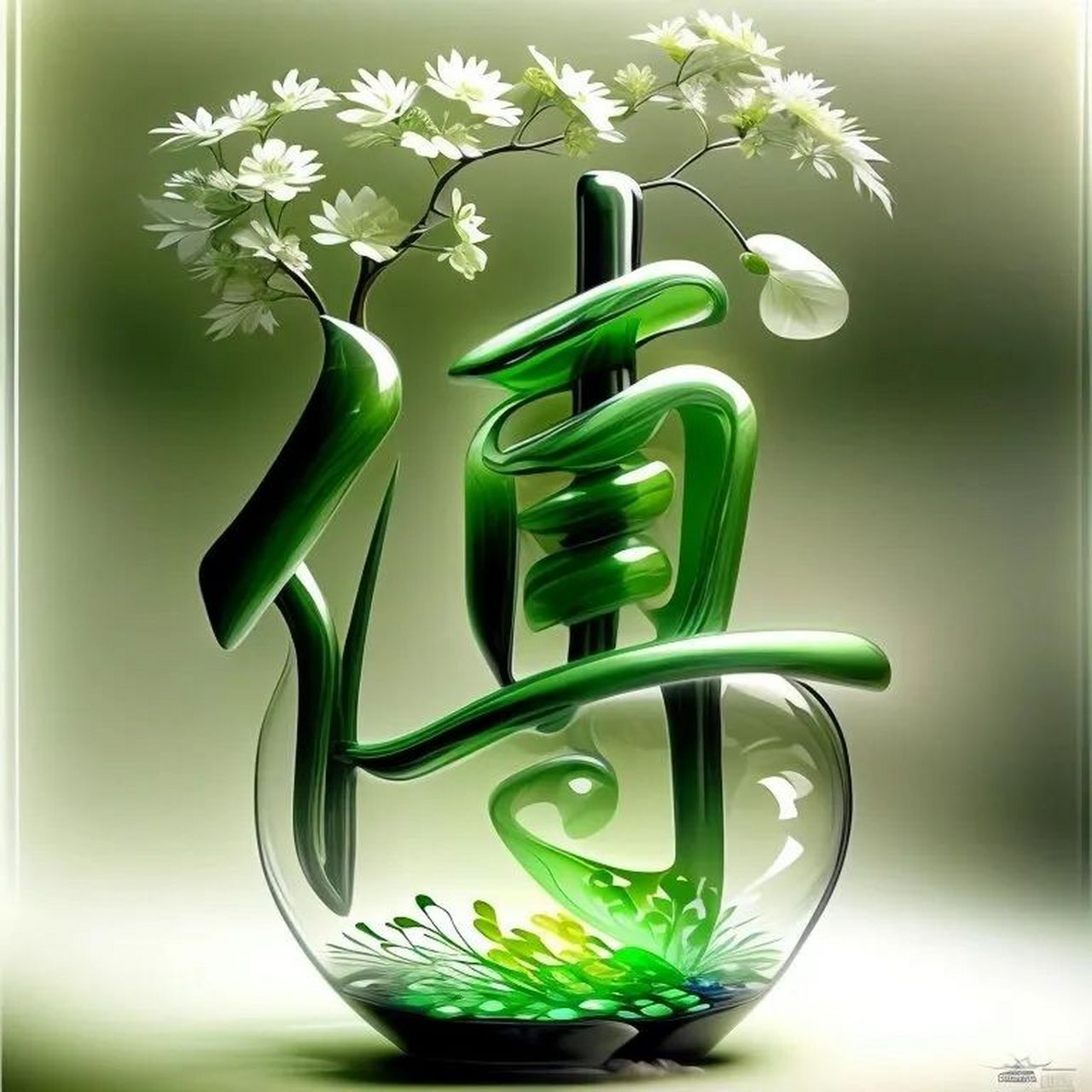 这款姓氏头像很清新,喜欢就是缘分!#最靓头像壁纸征集赛