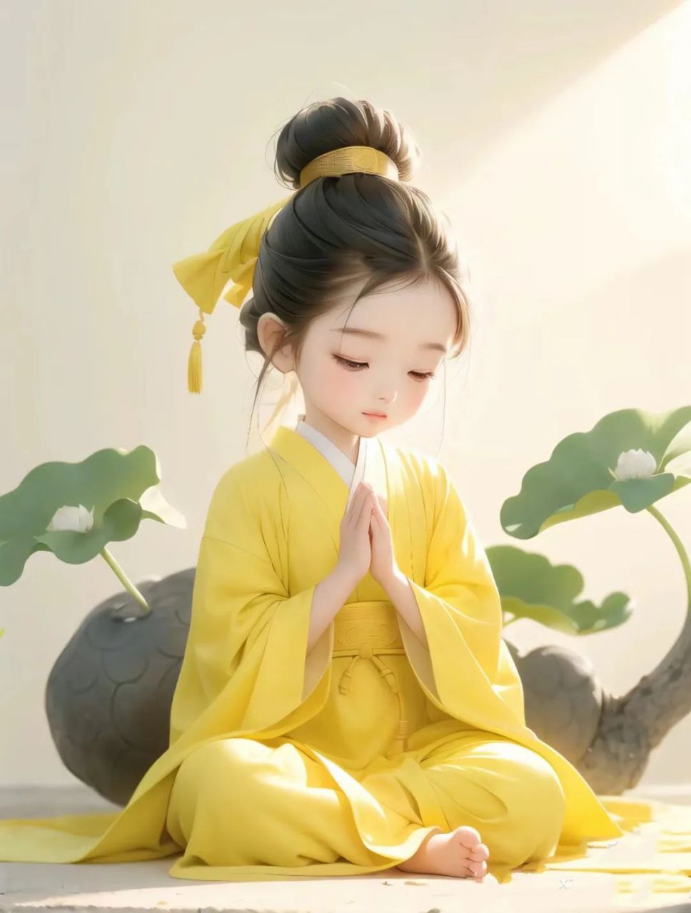 人物头像佛系女孩和富婆,简单生活,记得微笑!