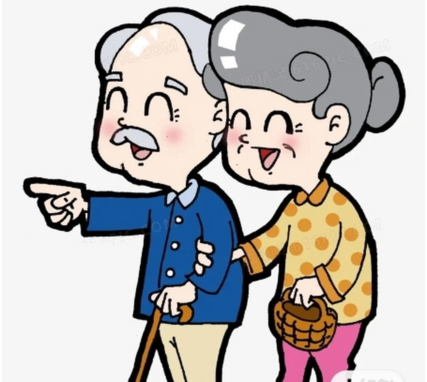 80 的老头老太想象中应该是图2的样子,可是确是图1的,大半夜大打出手