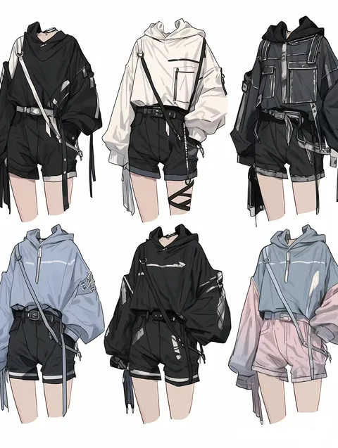 服装素材(推荐)#绘画# #画画交流组
