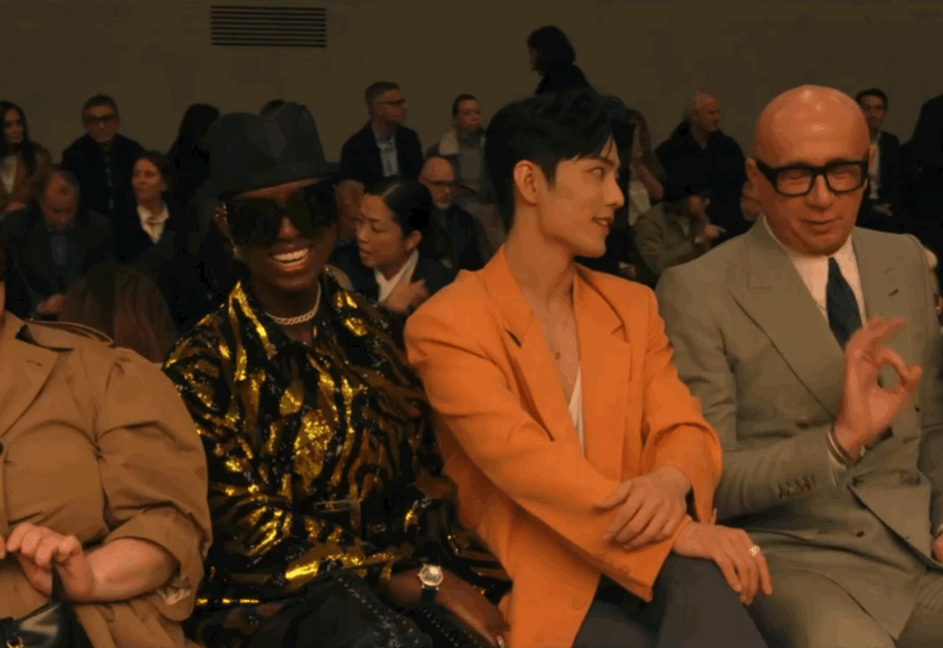 tods和gucci两场时装秀 品牌ceo都坐在大帅哥肖战身边[赞同] 牛啊96