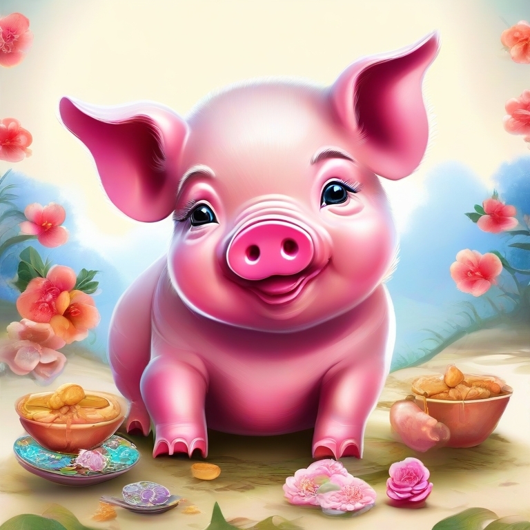 生肖猪 亥猪,十二生肖之一,地支的第十二位.